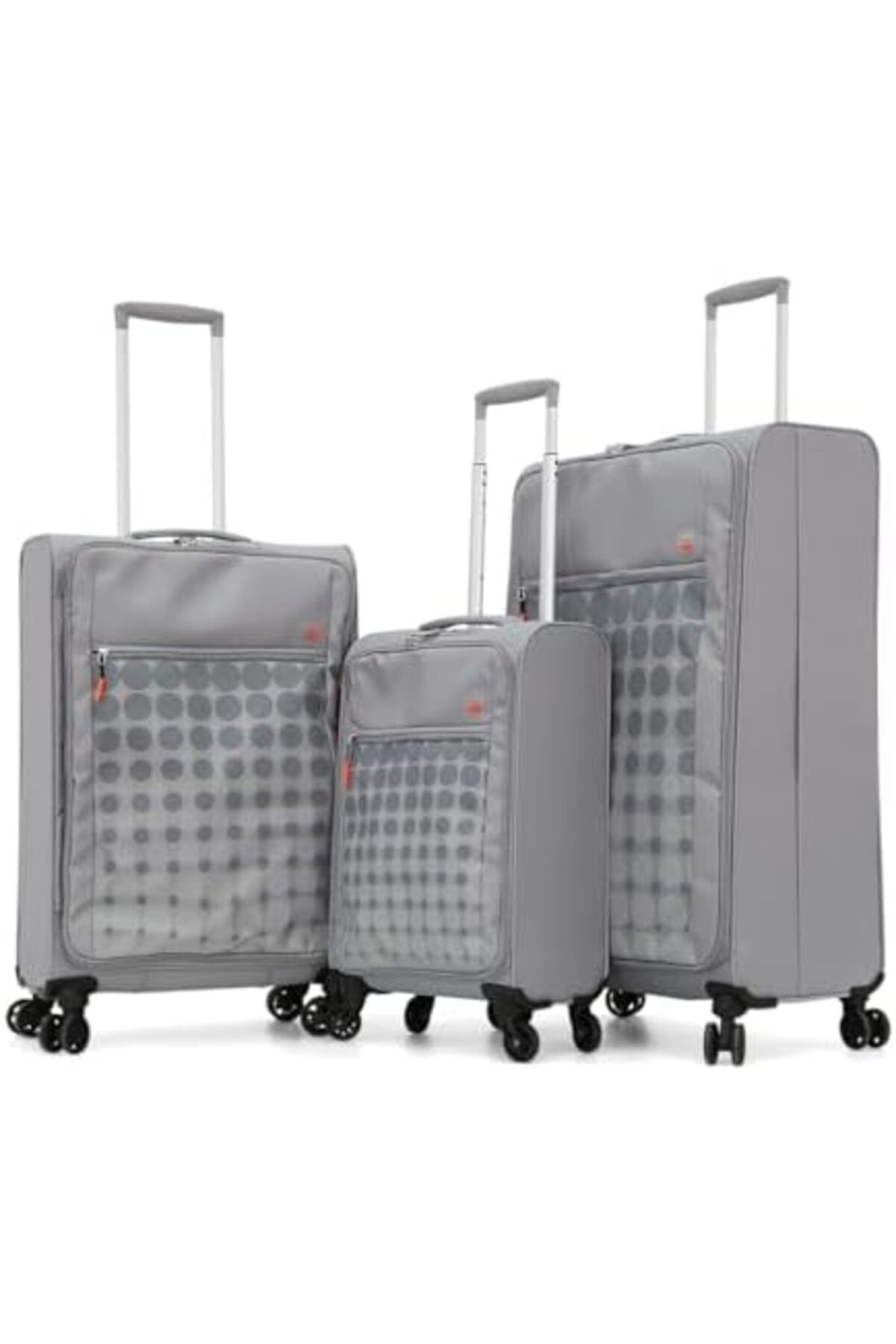 VERAGE-Double Spinner Luggage with Number Lock for All Tastes (3 Pieces Set, Light Charcoal) 1