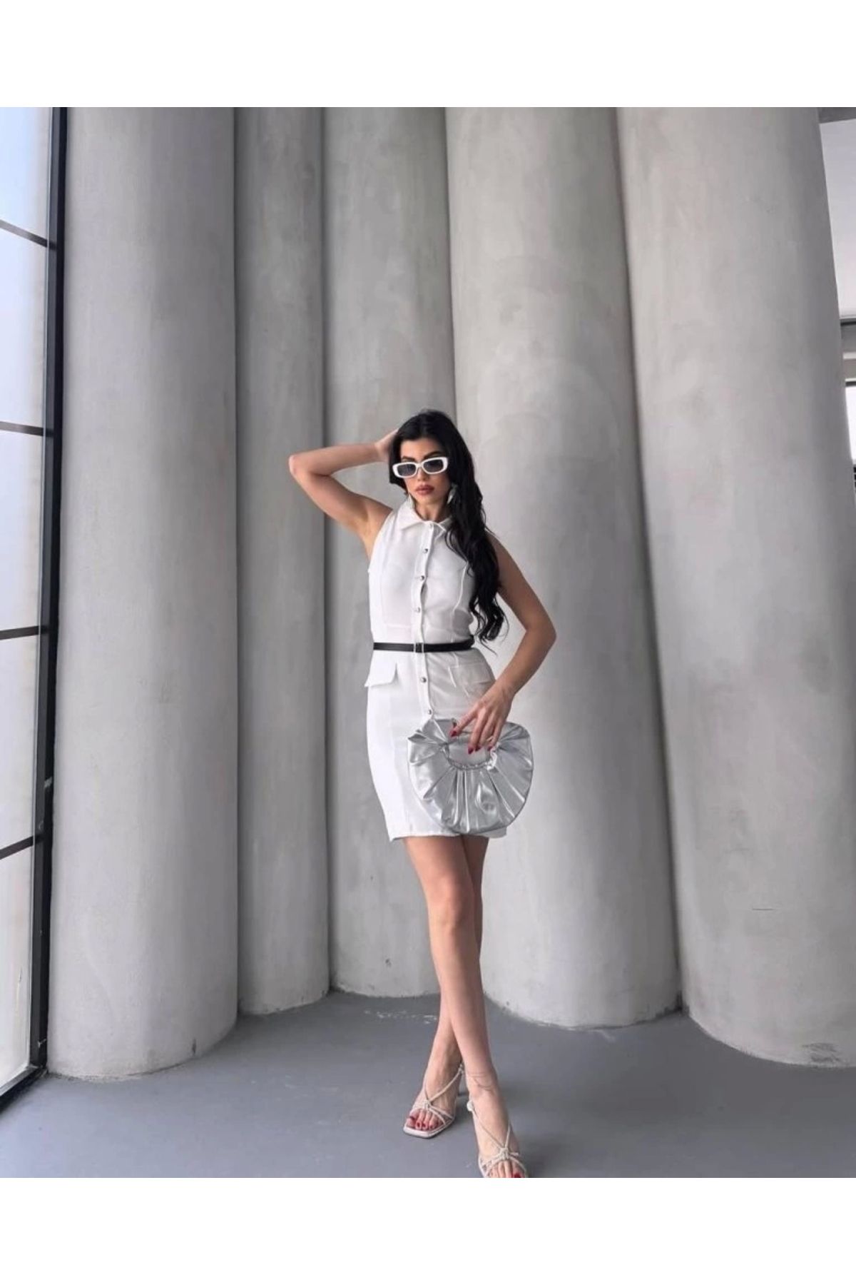 Butik GÖMLEK YAKA ELBİSE