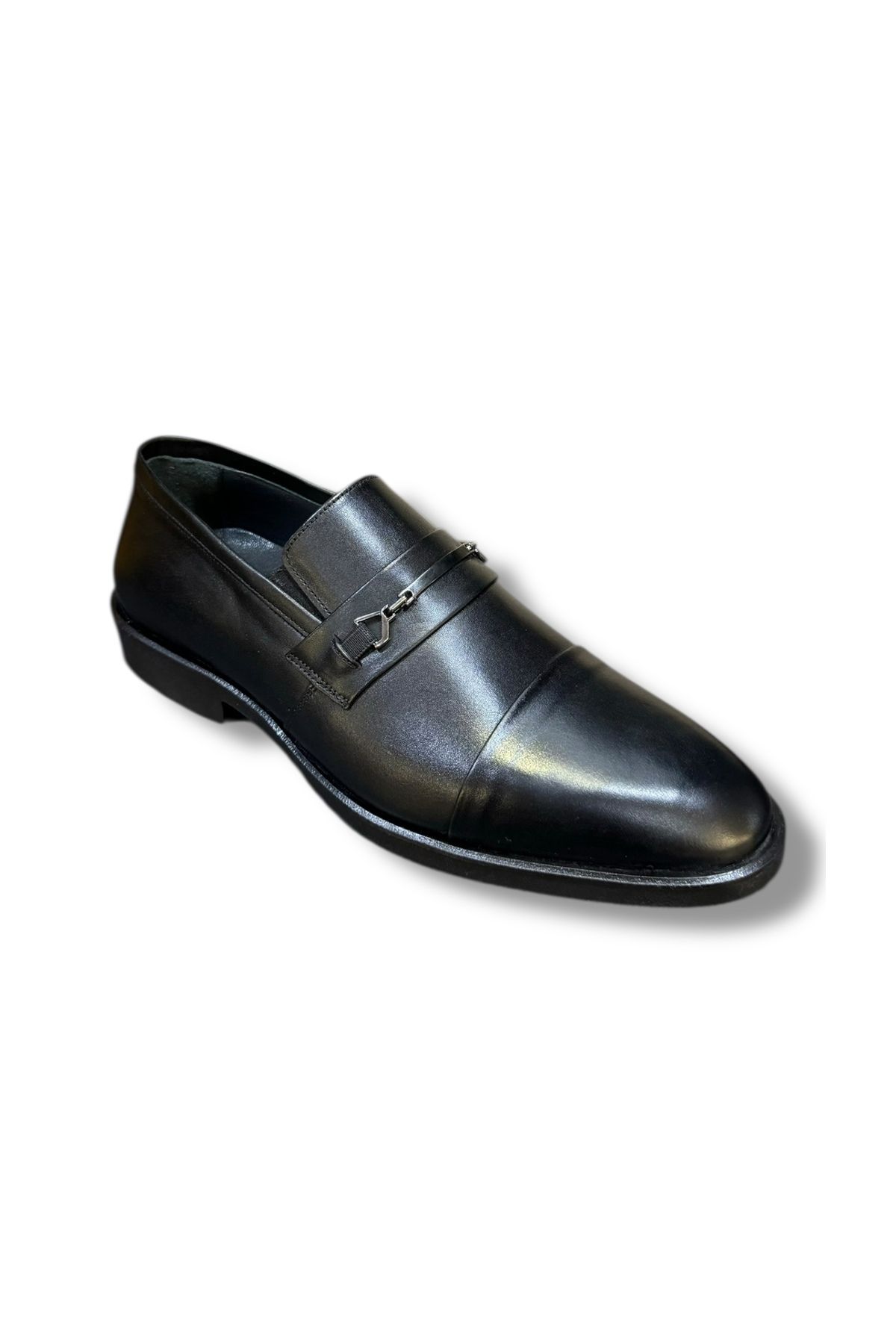 İdeal Fermend 074 Erkek Eva Taban Tokalı Rahat Hakiki Deri Modern Klasik Loafer Ayakkabı