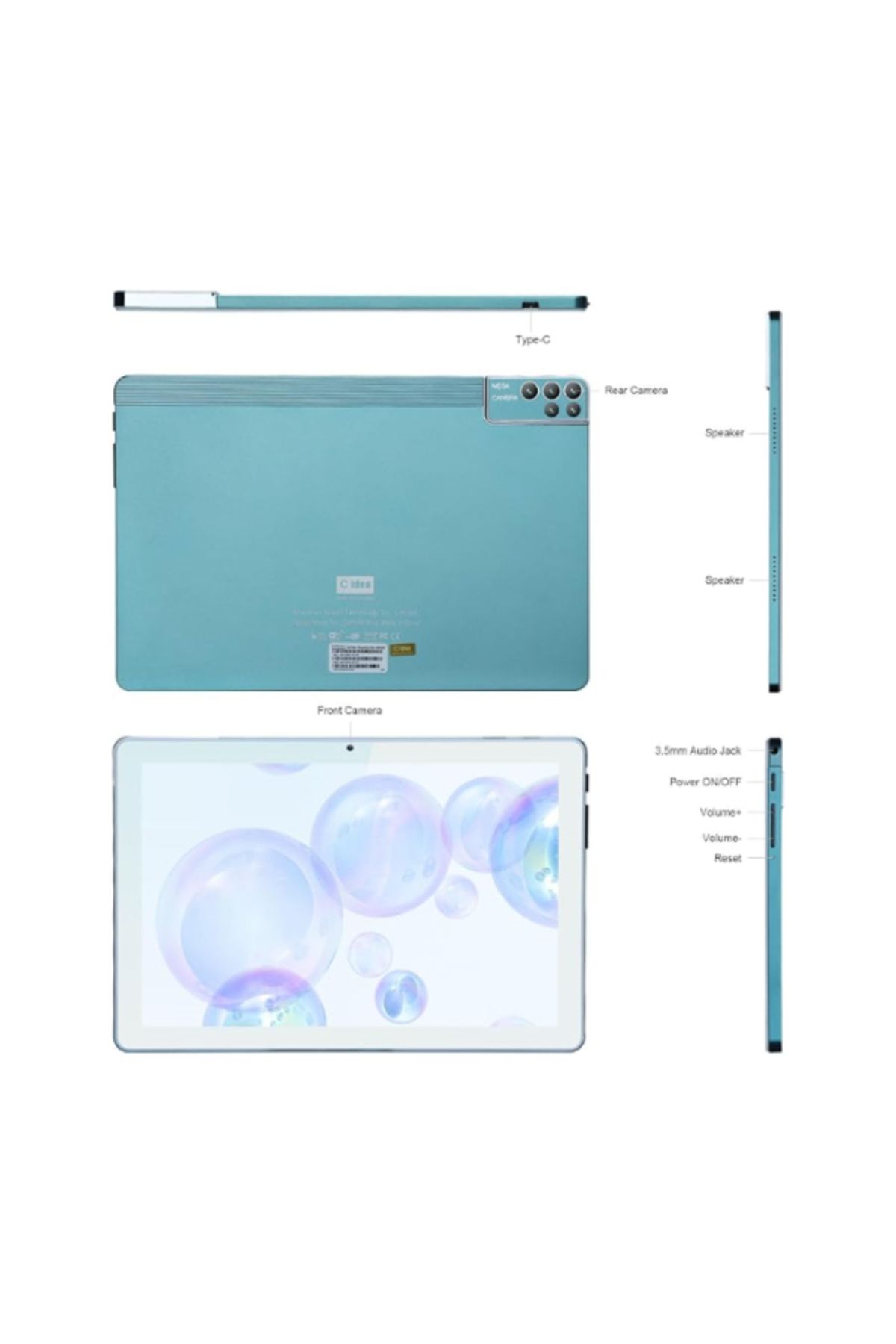 CIDEA-C Idea CM7000 Plus 10'' 5G Android Tablet – Dual SIM, Face Unlock, Keyboard & Case Included 4