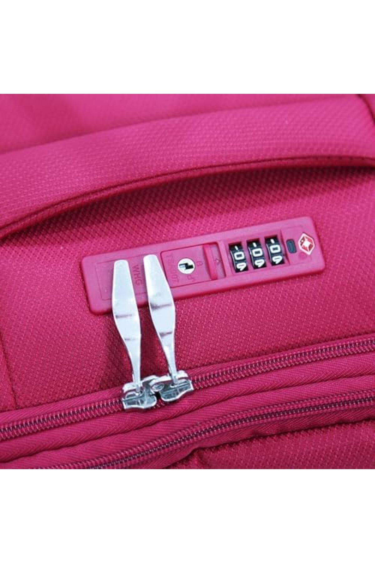 VERAGE-Double Spinner Luggage with Number Lock for All Tastes (3 Pieces, Red) 7