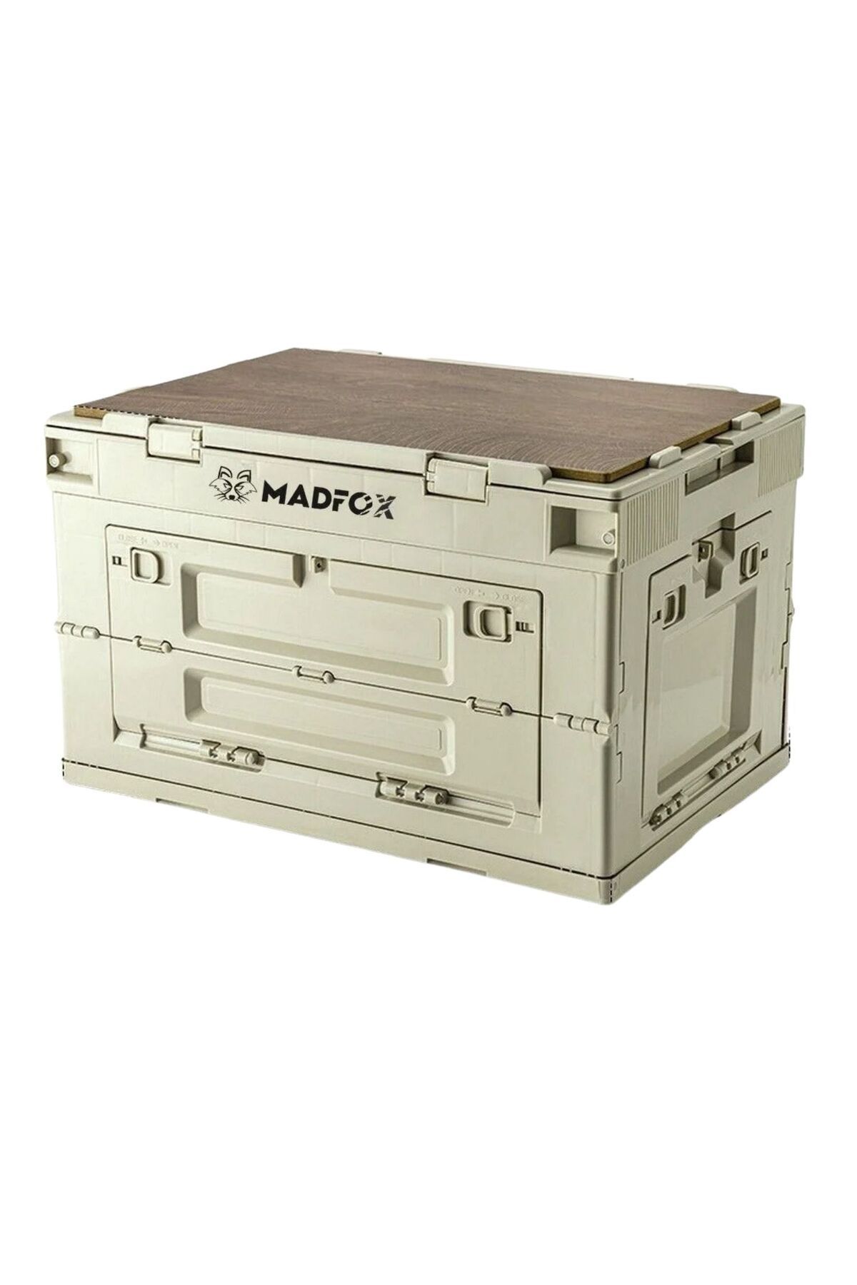 El Biz Katlanabilir Kamp Saklama Kutusu - 60 LT - Madfox - Haki - 547304