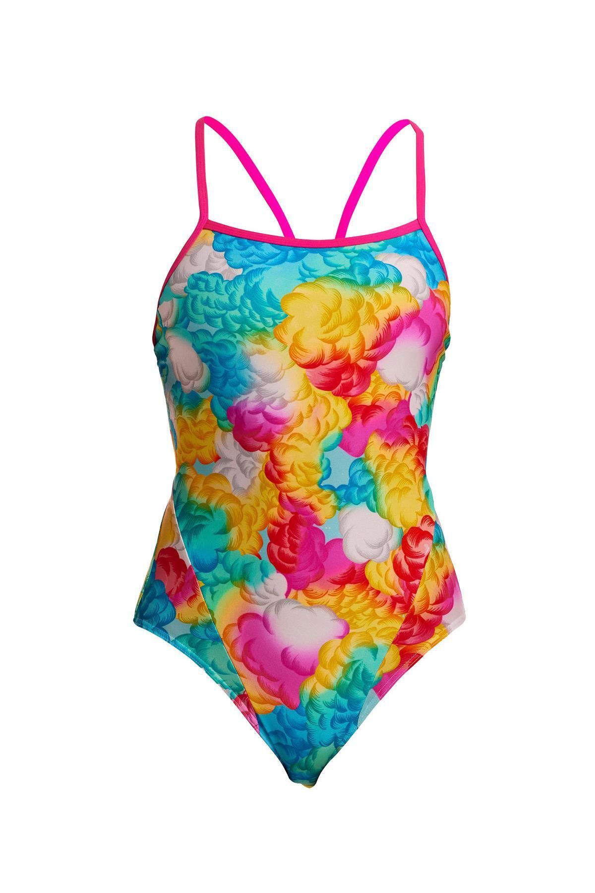 FUNKİTA Funkita SS Cloudy Colours Kadın Tek Askılı Yüzücü Mayosu