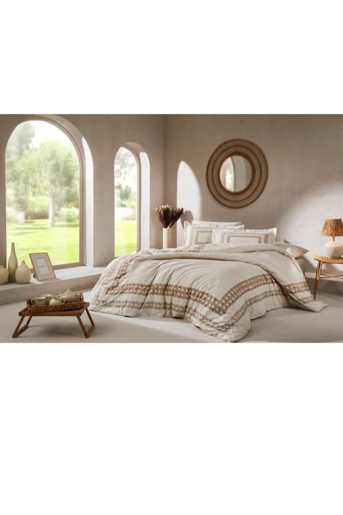 Özdilek-Özdilek Special Double Personality (with Frame Gift) Duvet Cover Set for Mother's Day 1