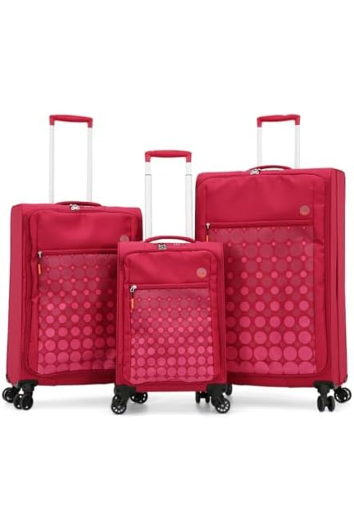 VERAGE-Double Spinner Luggage with Number Lock for All Tastes (3 Pieces, Red) 1