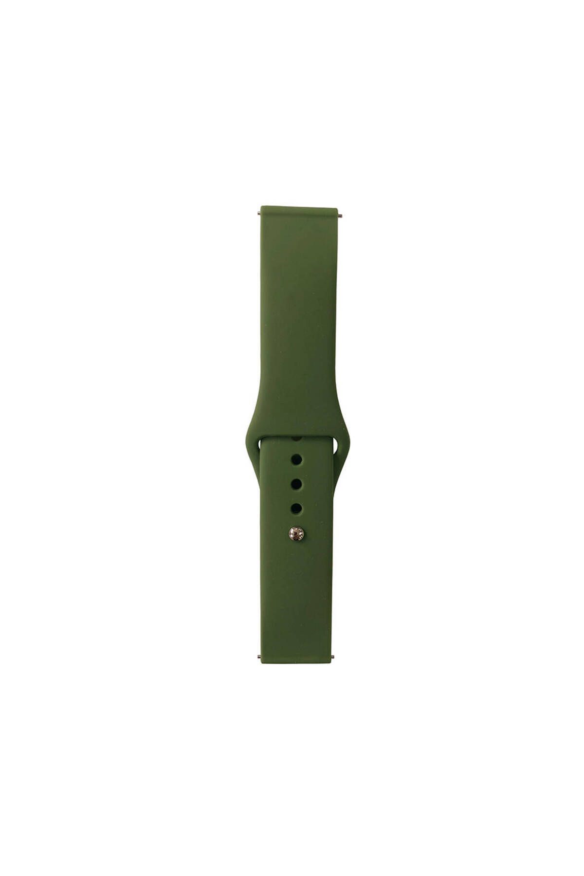 Mergetech Galaxy Watch 46mm Band Serisi 22mm Klasik Kordon Silikon Strap Kayış-Tarmac