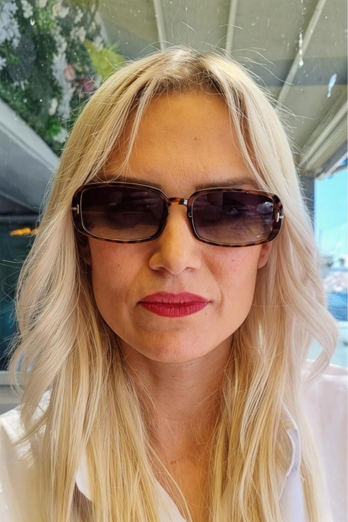 Mood Agenda Kadın Gwen Vintage Dikdörtgen Model Güneş Gözlüğü