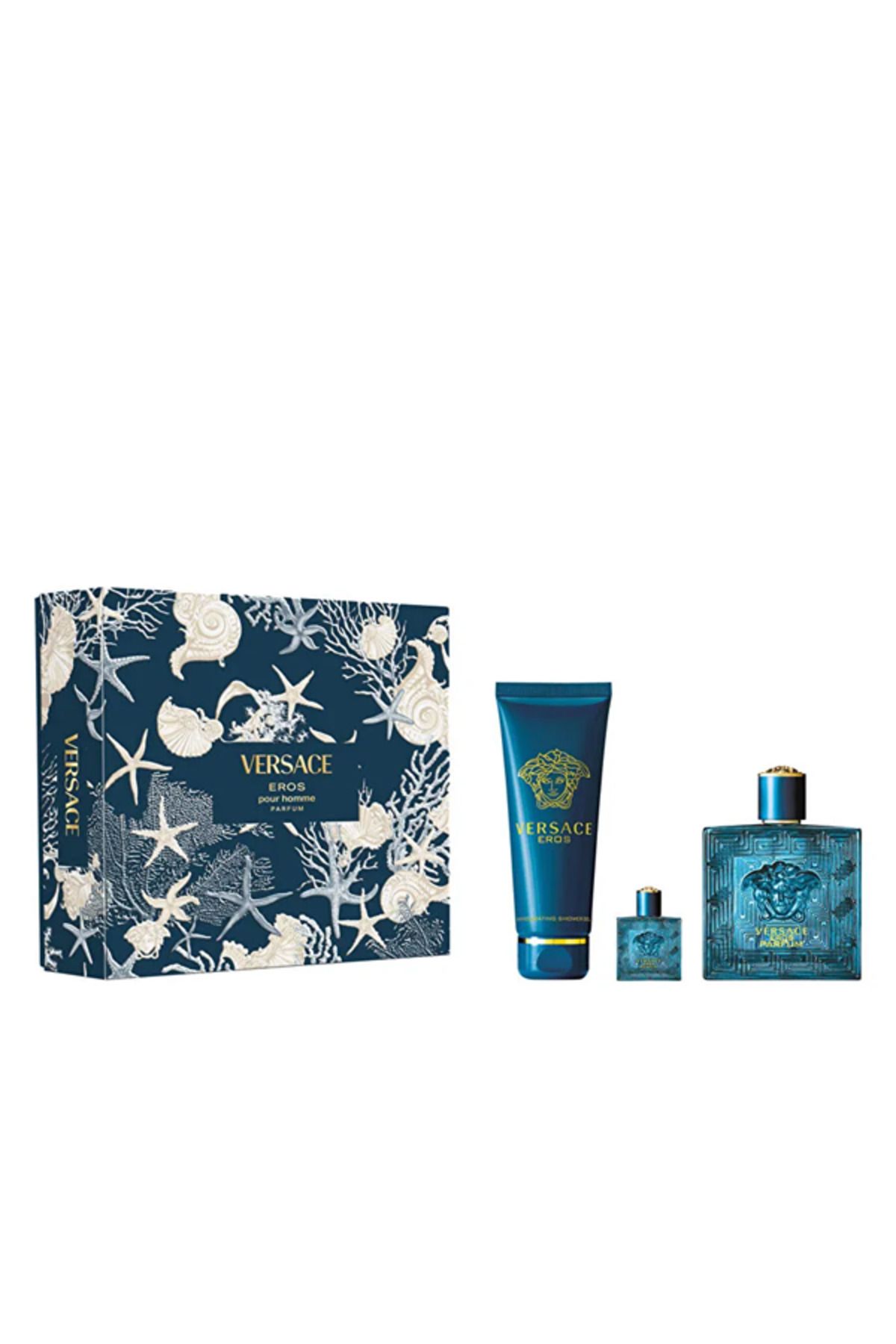 Versace Eros Parfum Spring Set 25 (100ML + Shower Gel 150ML + GWP 5ML)