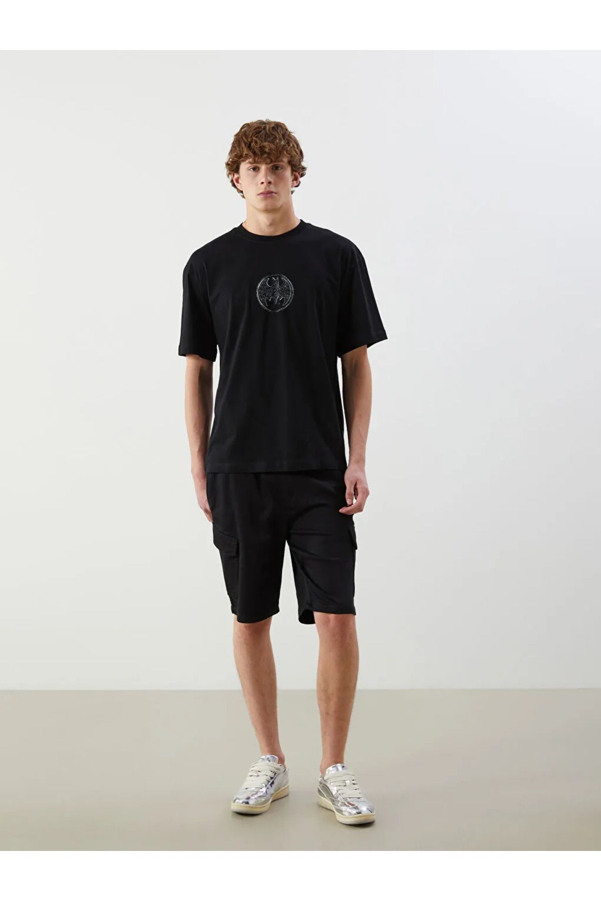 LC Waikiki XSIDE Siyah Slim Fit Erkek Kargo Şort