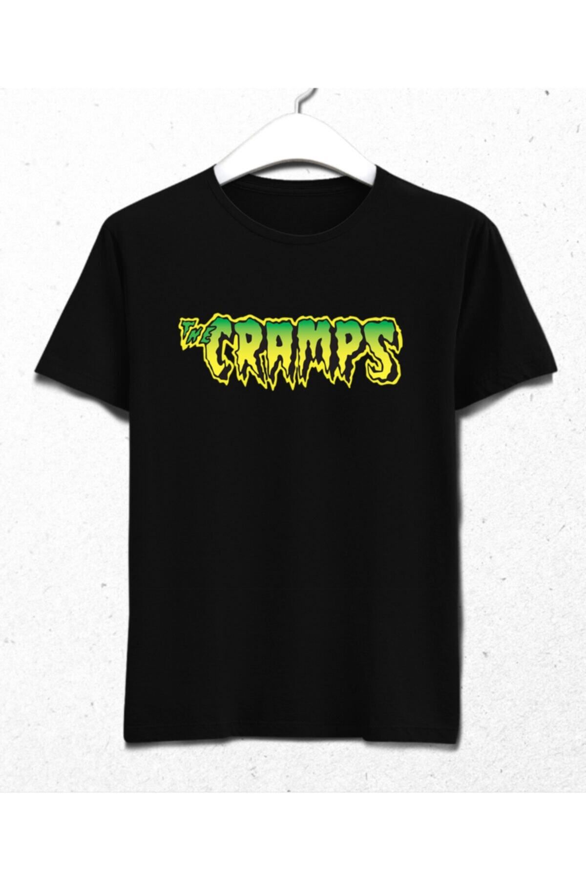 Pisa Art The Cramps Erkek Siyah Tişört