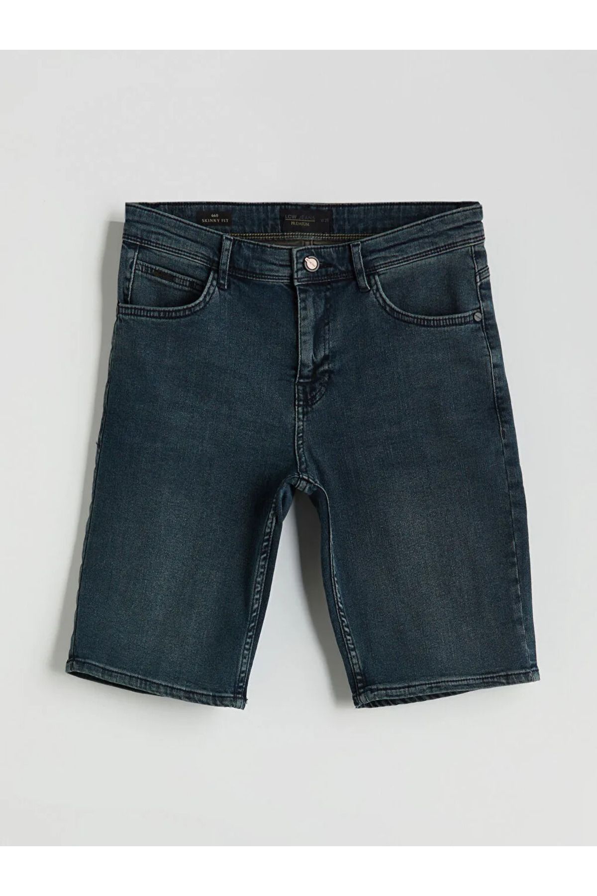 LC Waikiki LCW Jeans Indigo Süper Skinny Fit Erkek Jean Şort
