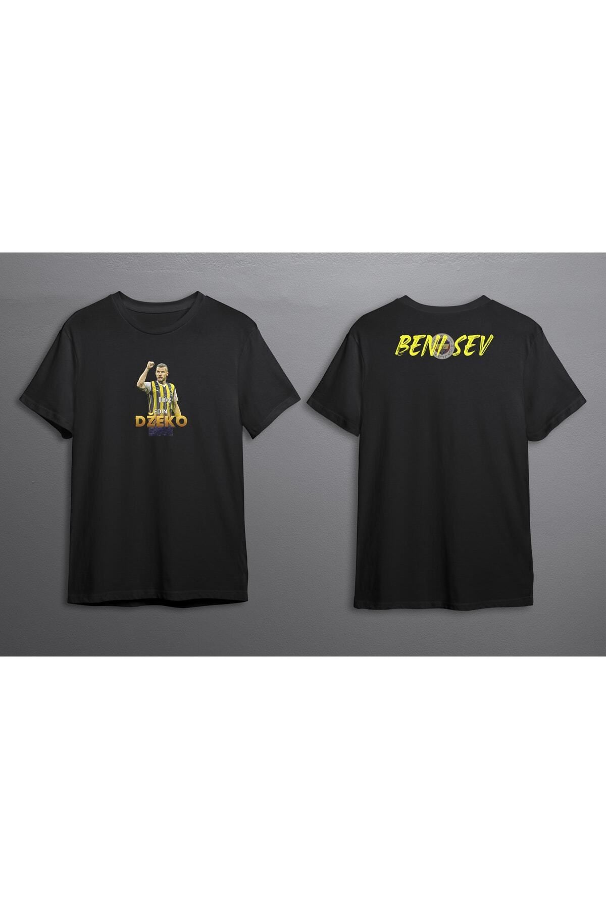 Pisa Art Dzeko Benı Sev Baskılı Basic T-Shirt