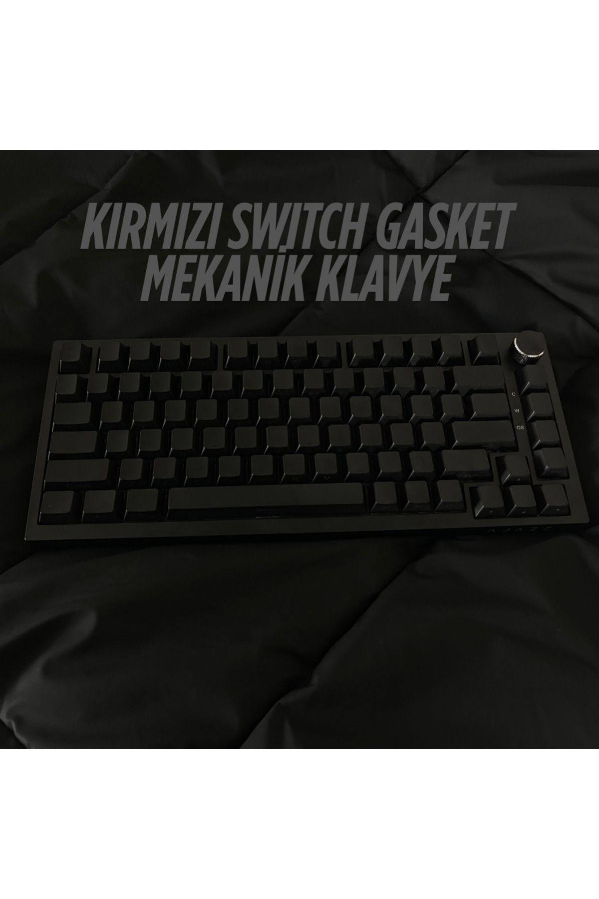 LunaRisa AJAZZ AK820 Kablolu Mekanik Klavye - Ergonomik, Hot-Swappable, Arka Aydınlatmalı, Kırmızı Switch