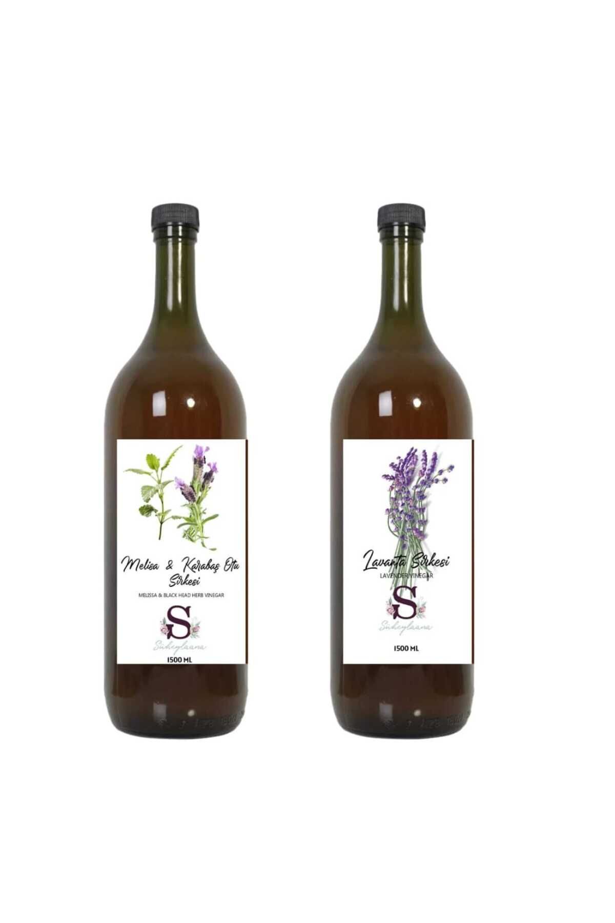 Süheylaana Doğal Melisa & Karabaş Otu Sirkesi 1500 Ml - Lavanta Sirkesi 1500 Ml