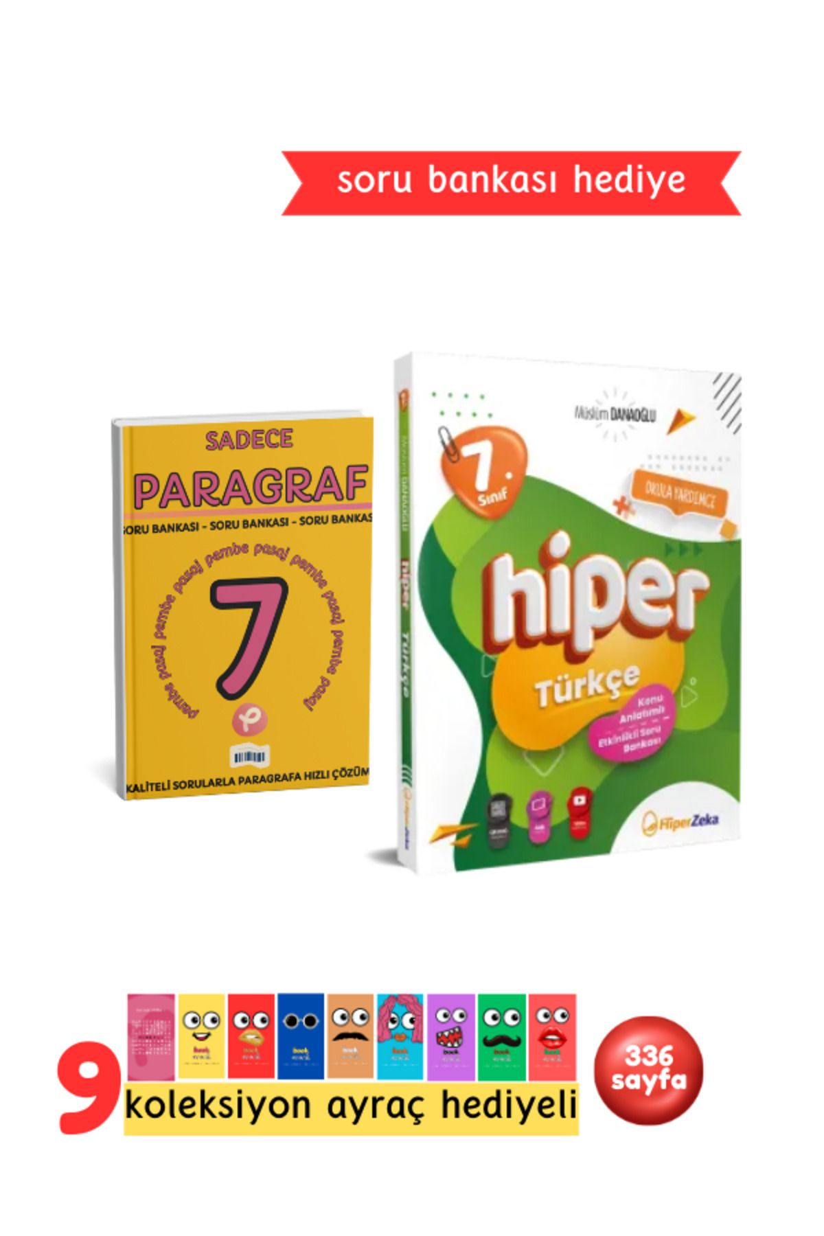 Pembe Yayınevi Hiper Zeka Yayınları 7. Sınıf Hiper Türkçe Konu Anlatımlı - Etkinlikli Soru Bankası