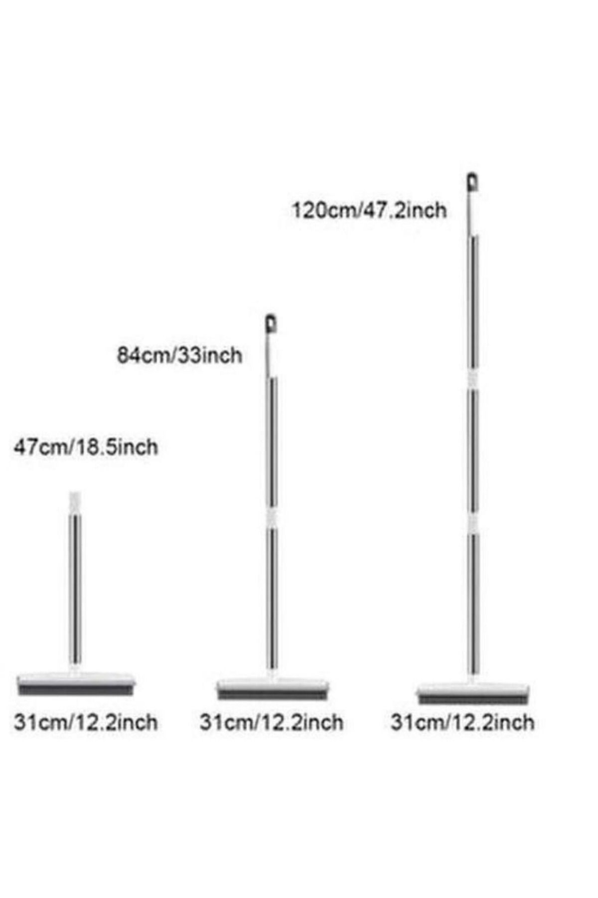 Manosta-Rubber Squeegee Brush. Mop Mop - Extendable Cleaning Brush with Telescopic Handle 3