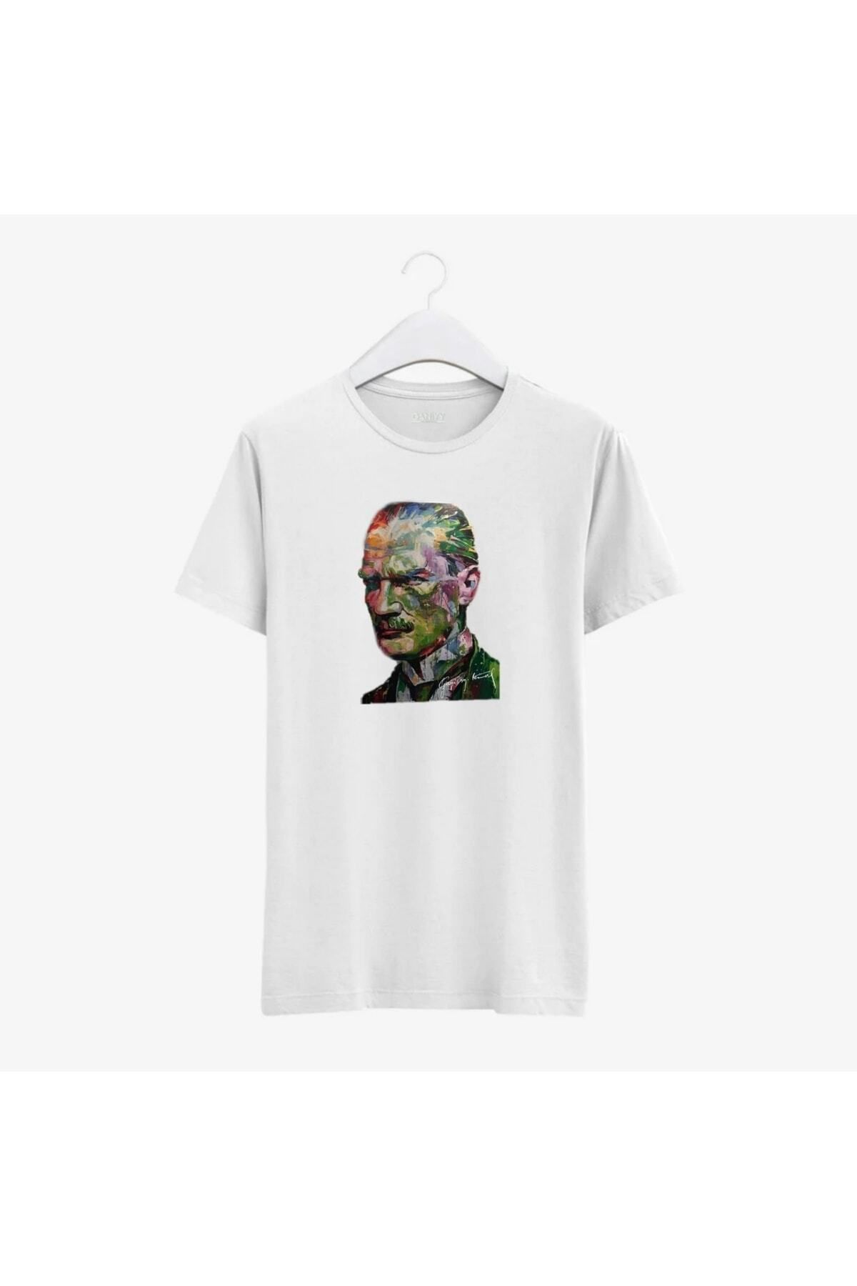 Pisa Art Mustafa Kemal Atatürk Tasarım Baskı Tshırt 01