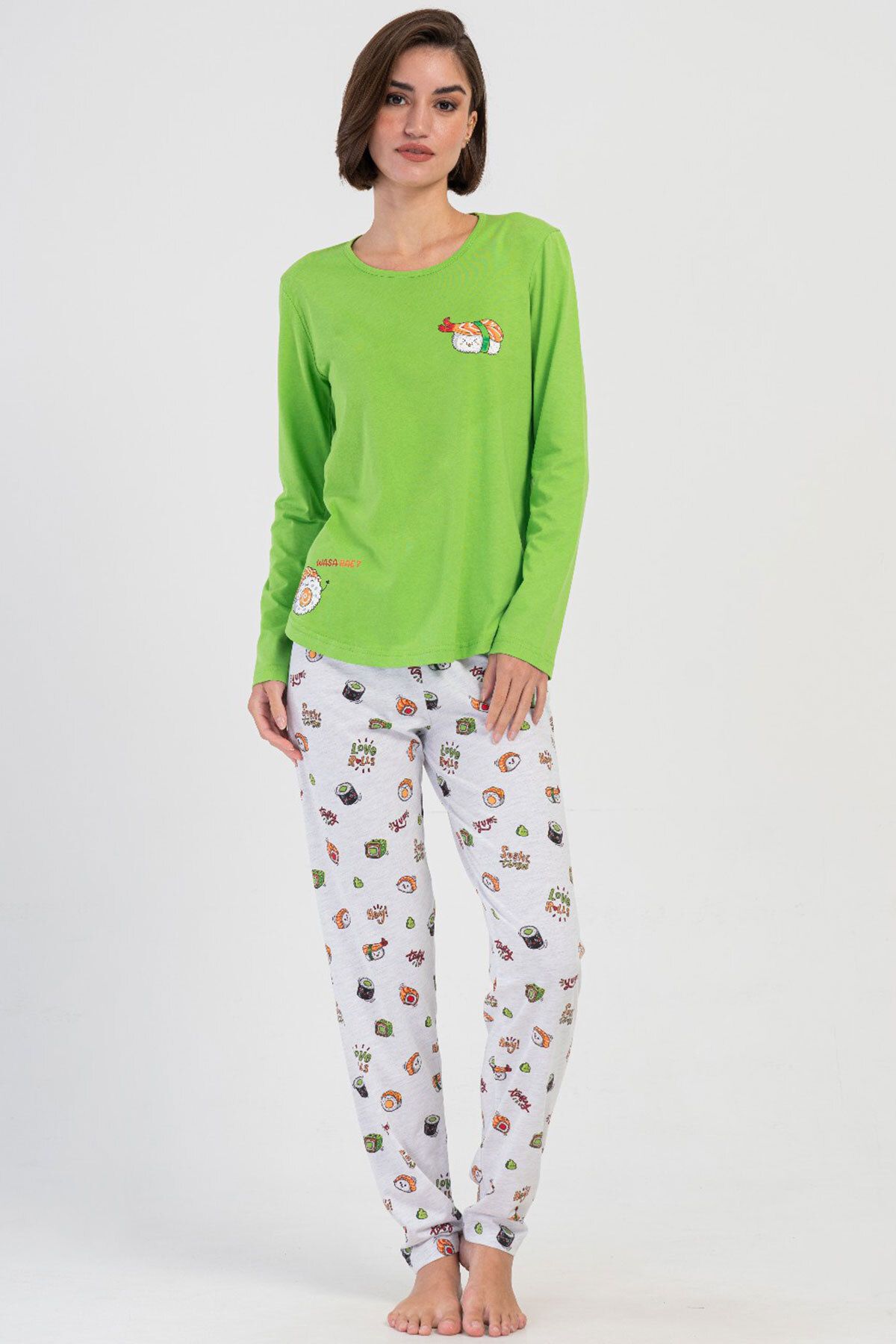 VİENETTA Kadın Uzun Kol Pijama Takım , 405238