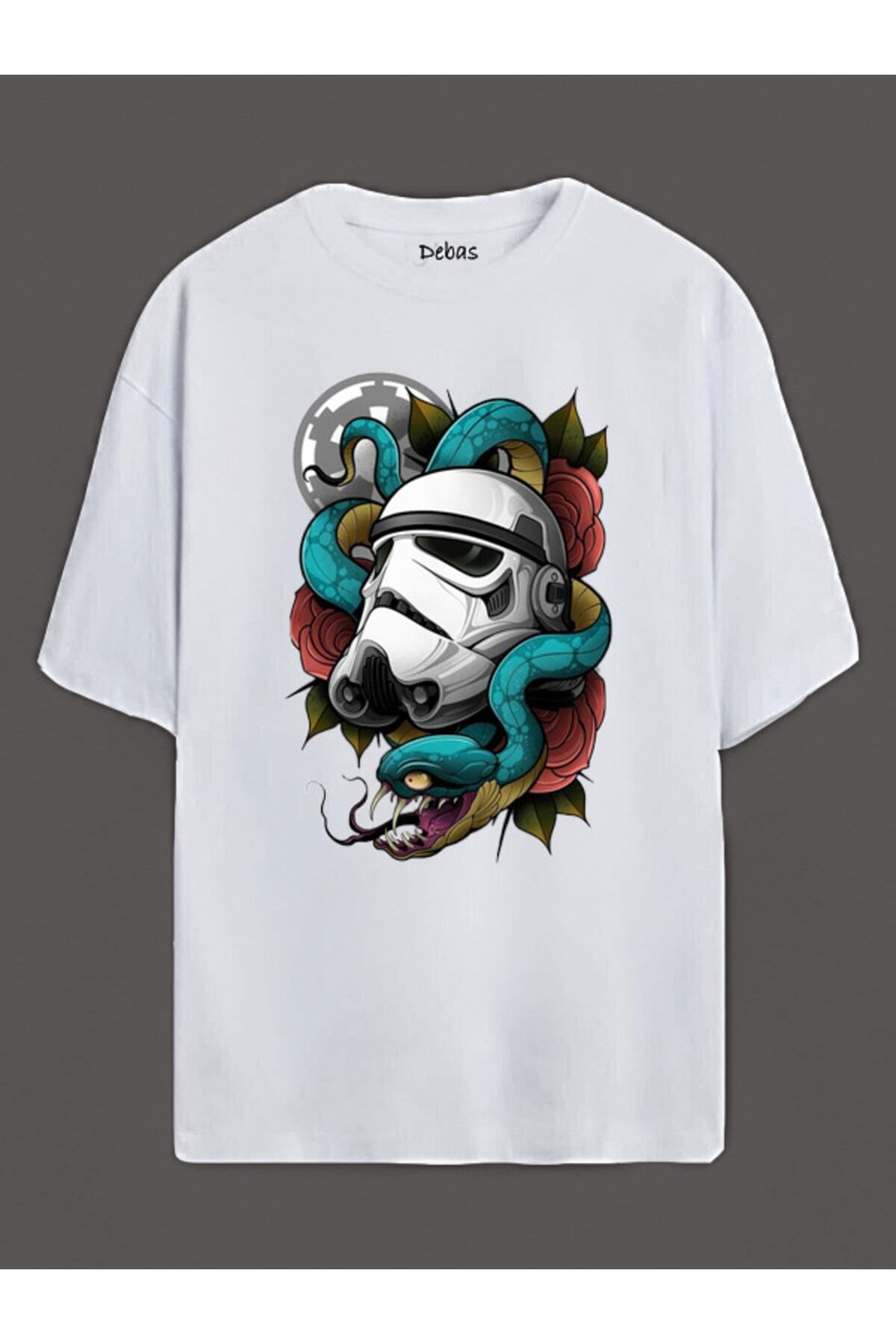 Pisa Art Unısex Trend Baskılı Oversize T Shirt
