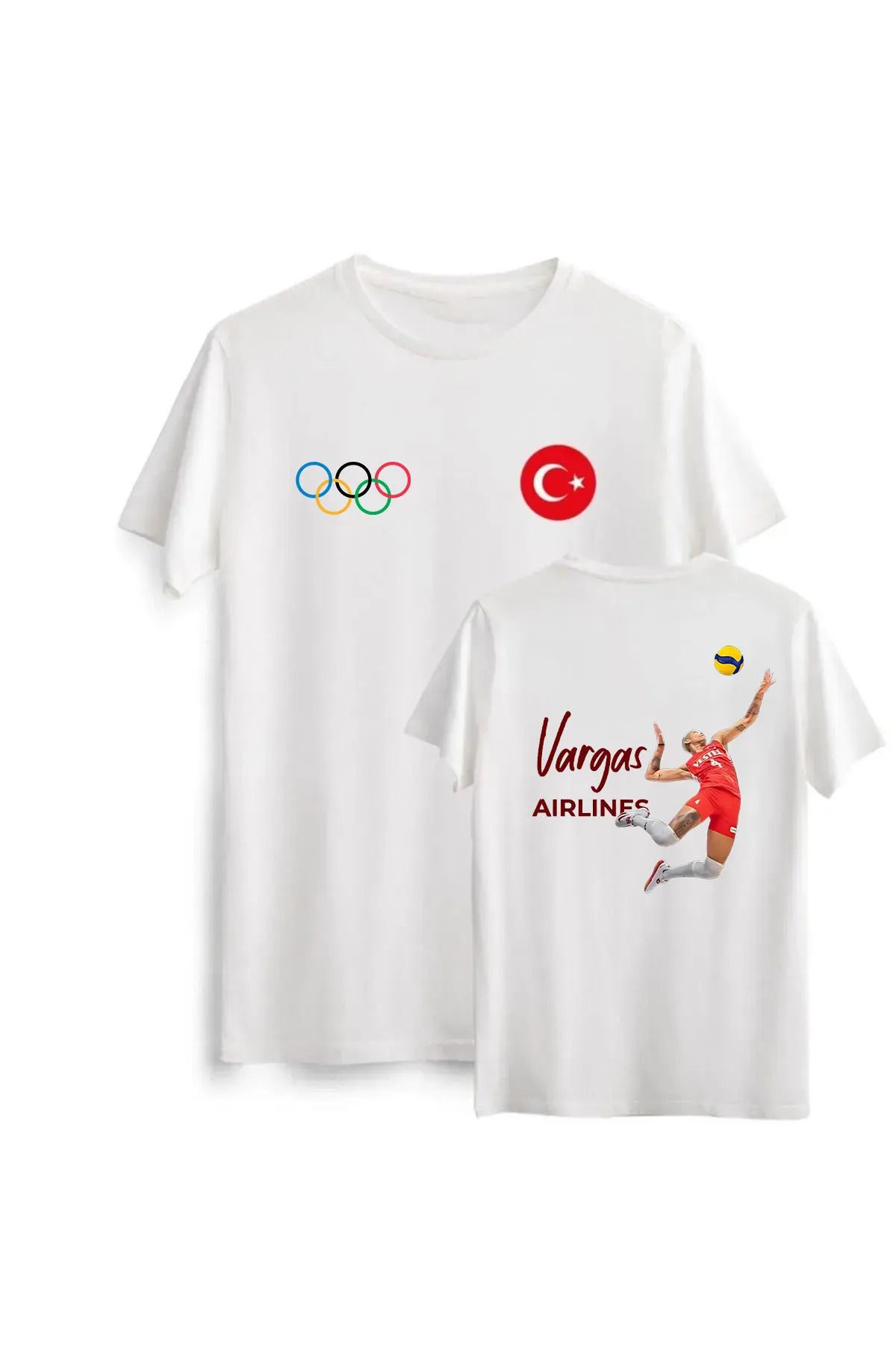 Pisa Art Vargas Airlines Oversize Tasarımlı Unisex Çocuk ve Yetişkin T-Shirt