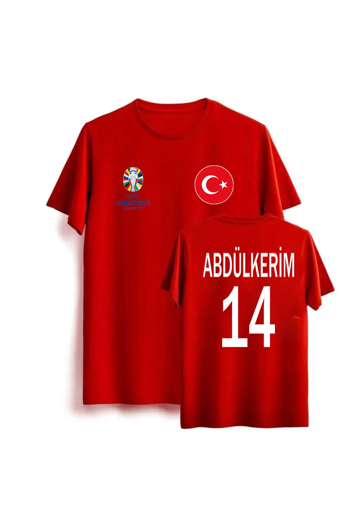 Pisa Art Türkiye Futbol Milli Takım Abdülkerim Bardakçı Euro 2024 Tasarımlı T-Shirt