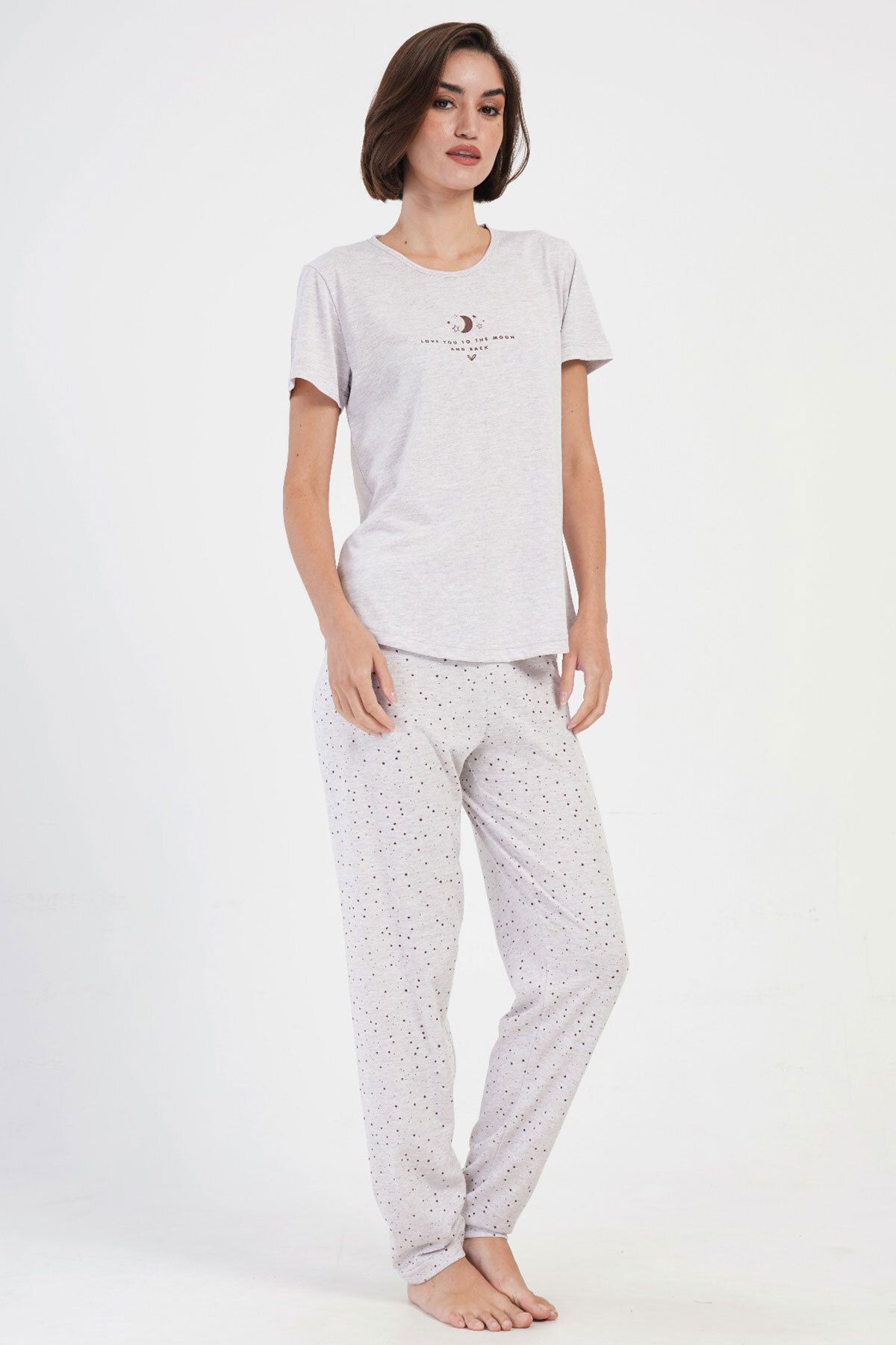 VİENETTA Kadın Kısa Kol Pijama Takım , 403228