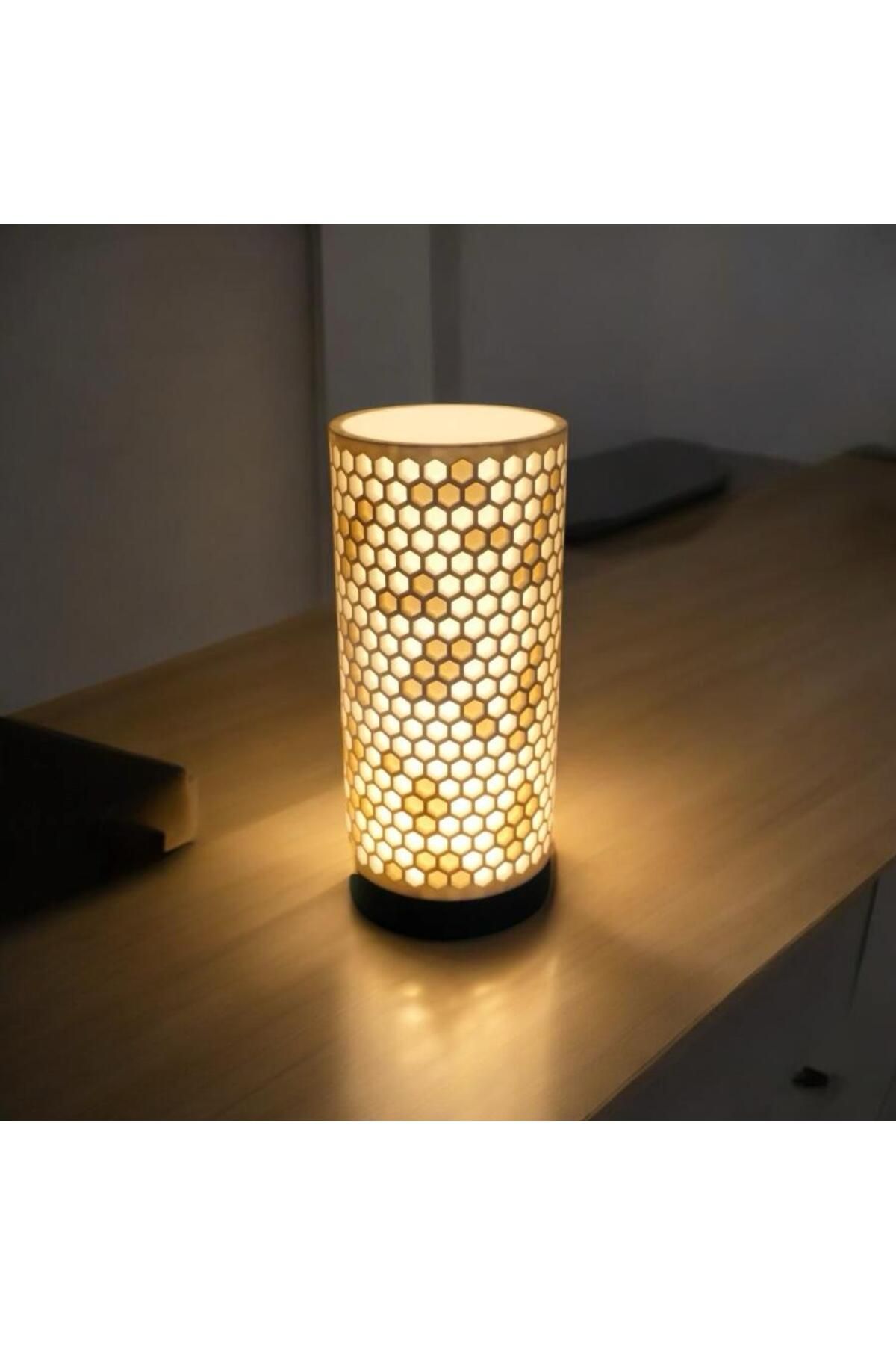 Blokizatech Honeycomb Abajur-Masa Lambası