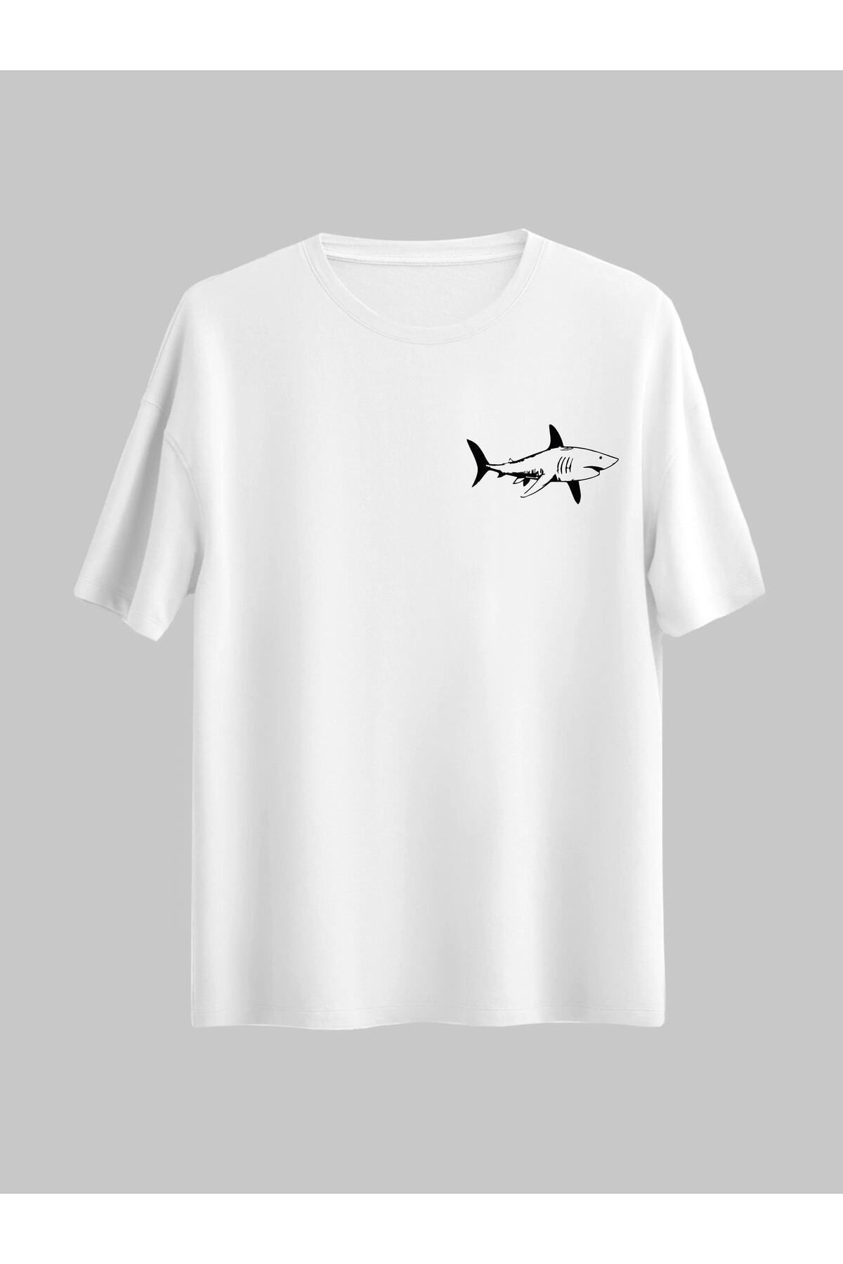 Pisa Art Köpek Balığı / Shark Regular Tshirt