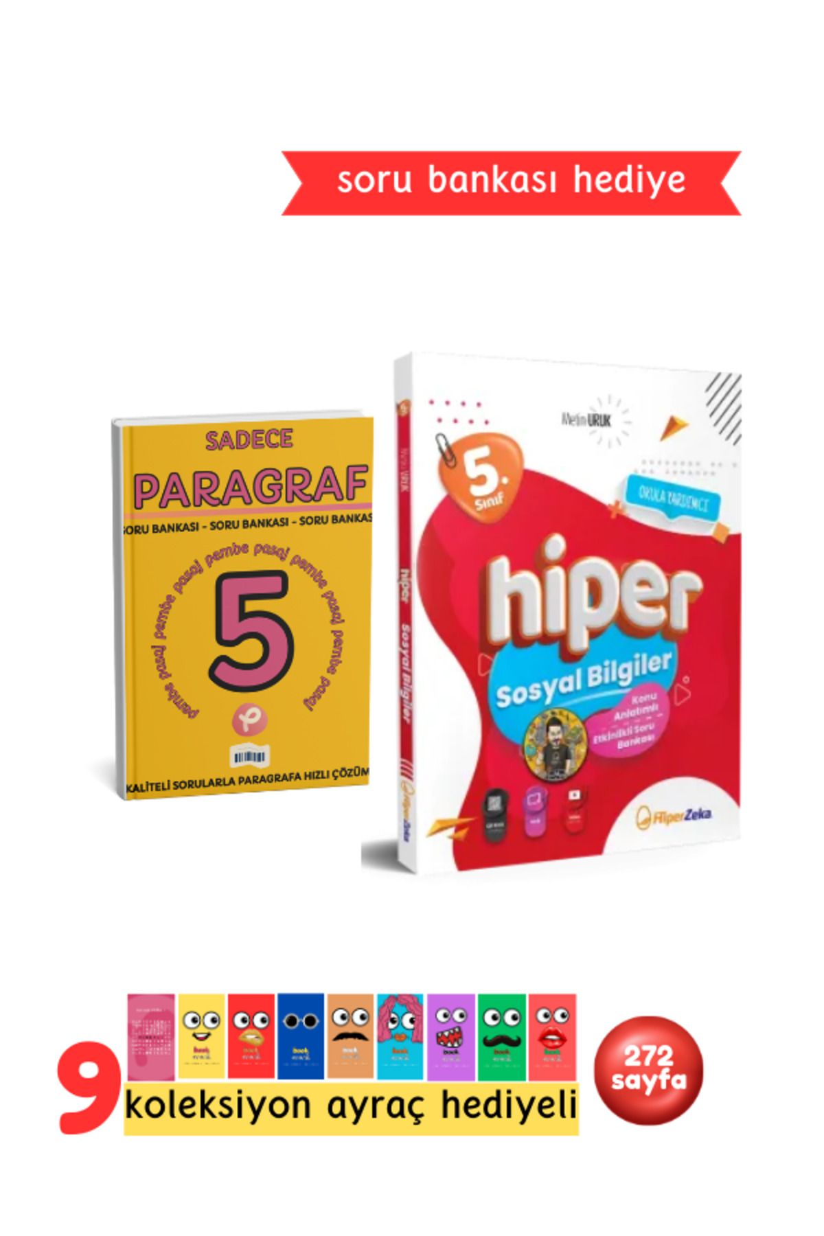 Pembe Yayınevi Hiper Zeka Yayınları 5. Sınıf Hiper Sosyal Bilgiler Konu Anlatımlı - Etkinlikli Soru Bankası