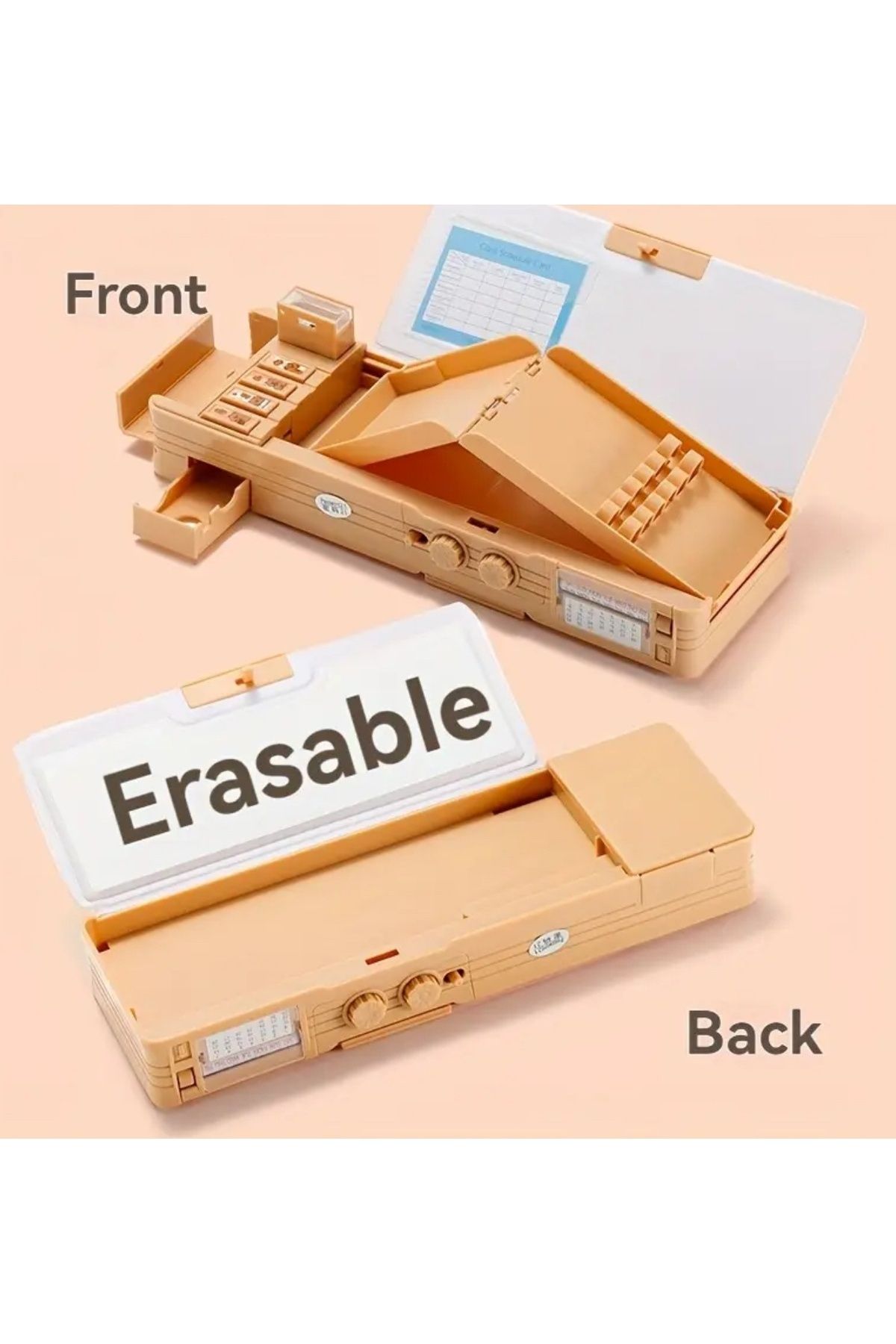 seyuse-Capybara with Password Pencil Case Capybara Pencil Holder Multi-Function Cute Large Capacity 5