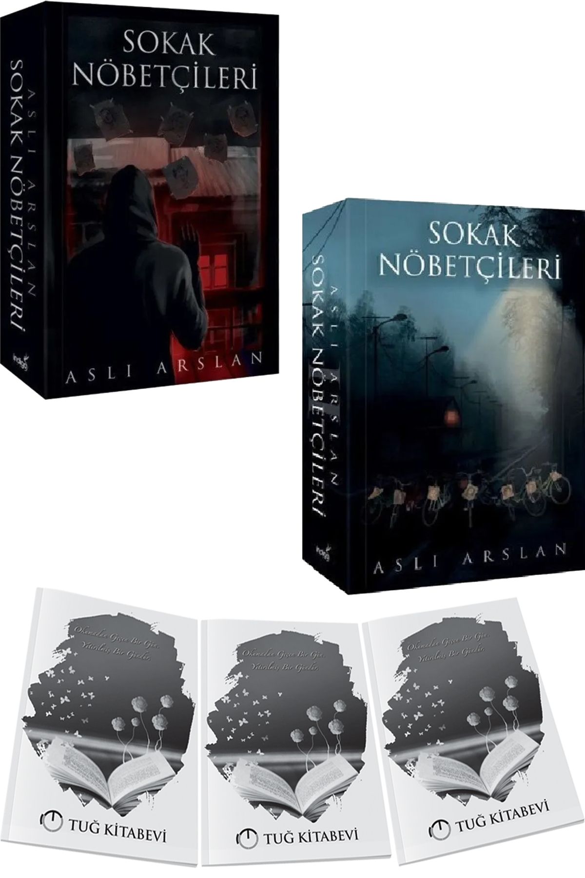 İndigo Kitap Aslı Arslan Sokak Nöbetçileri 1 ve Sokak Nöbetçileri 2 Ciltsiz 2 Kitap Set + Hediyeli