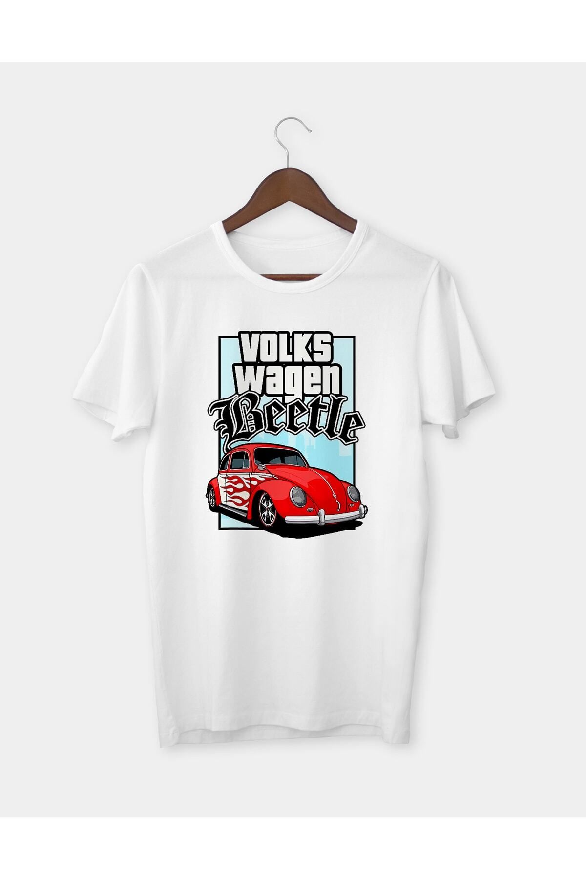 Pisa Art Beetle Baskılı T-shirt Tişört