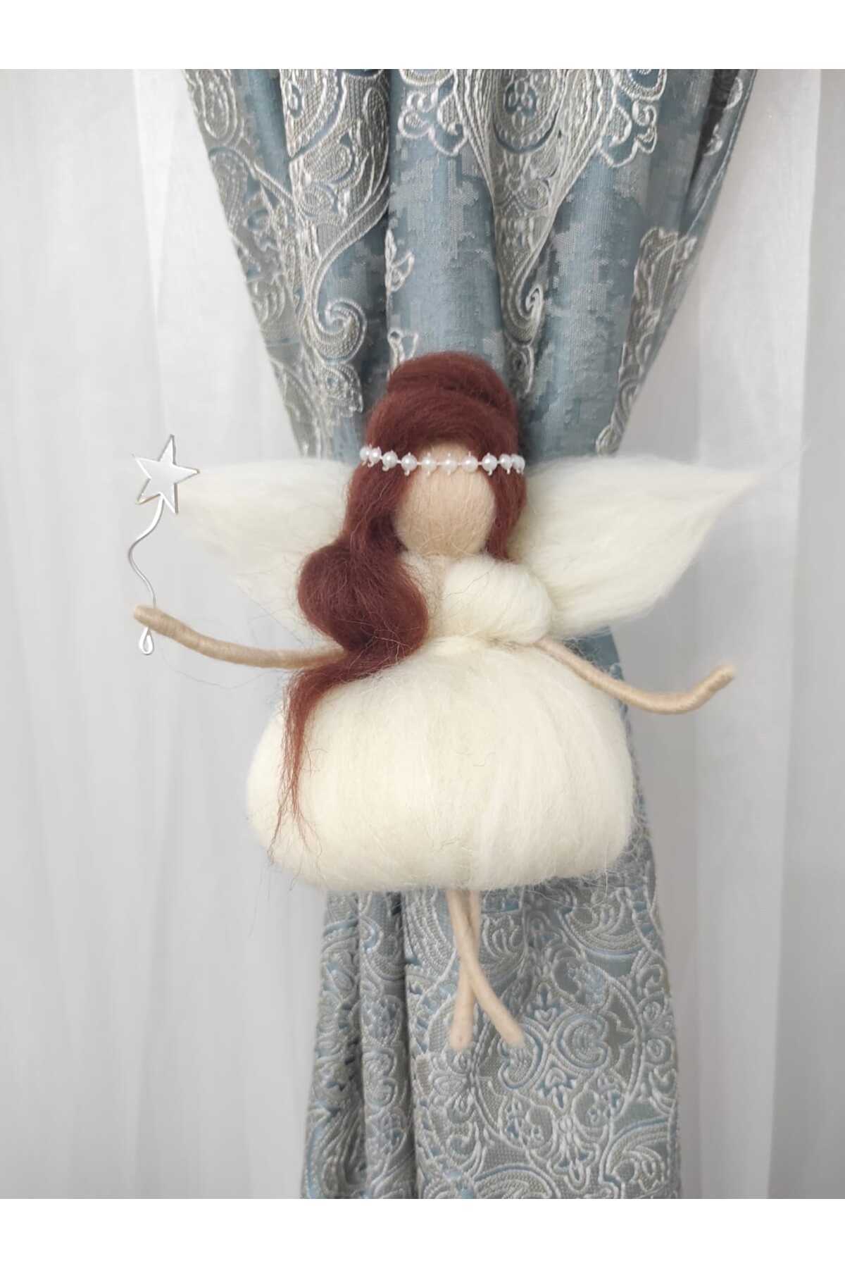 AFRALYAHOME peri kızı perde süsü, bebek çocuk odası perde bağlama aksesuarı, peri kızı çocuk odası aksesuar fotoğrafı 4 (önizleme)