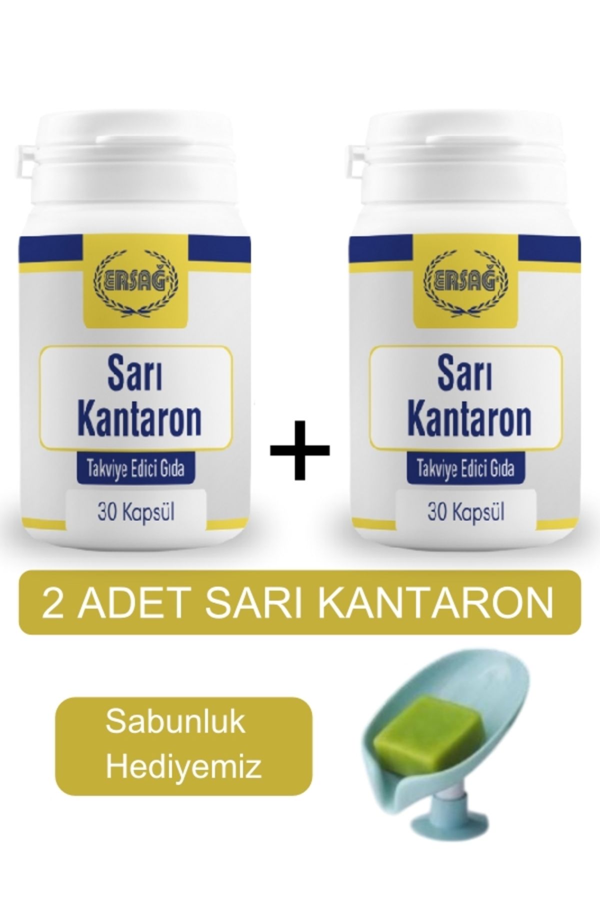 Ersağ Sarı Kantaron (2 Kutu ) - Sabunluk Hediyemiz 2008-1