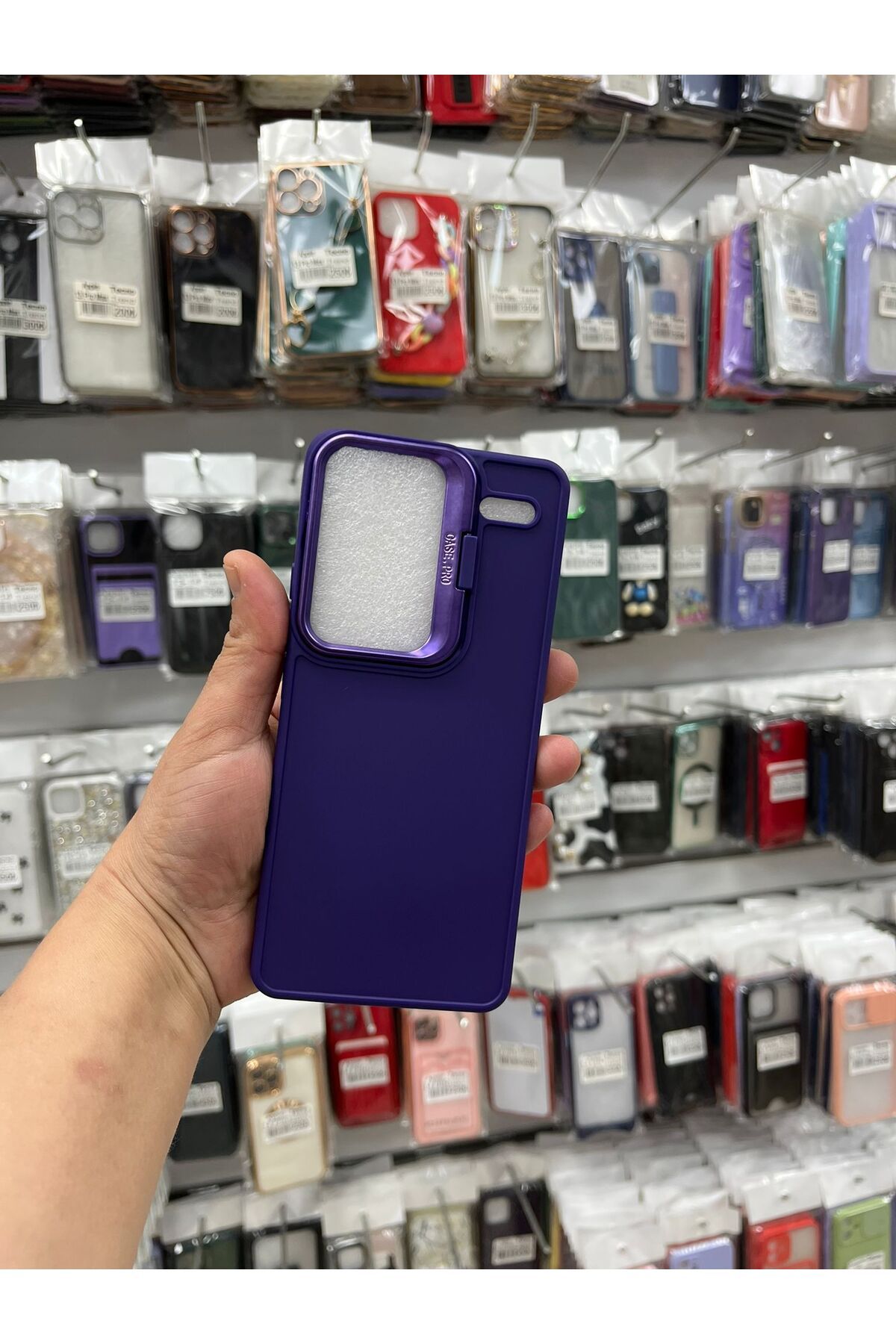 TECNOTREND Xiaomi REDMİ NOTE 13 PRO PLUS Stand Olabilen Tuşu Kolay Basmalı Lansman Kılıf