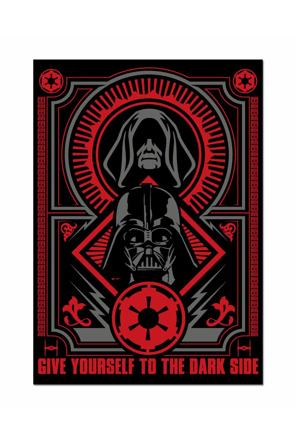 Ayabak Metal Poster Star Wars Darth Vader - Dekoratif Metal Poster - Hediyelik Metal Poster