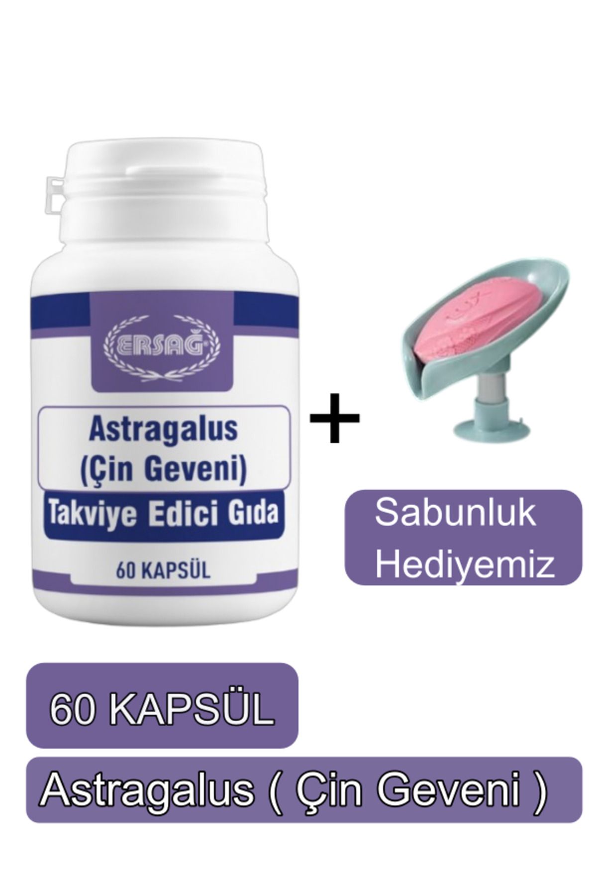 Ersağ Astragalus (ÇİN GEVENİ) Takviye Edici Gıda - Sabunluk Hediyemiz 2019-12