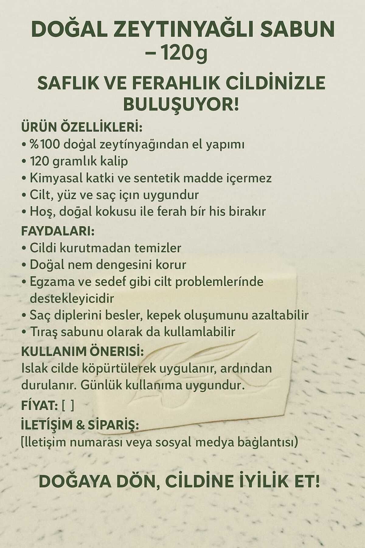 Esintili yaşam zeytin yağlı sabun