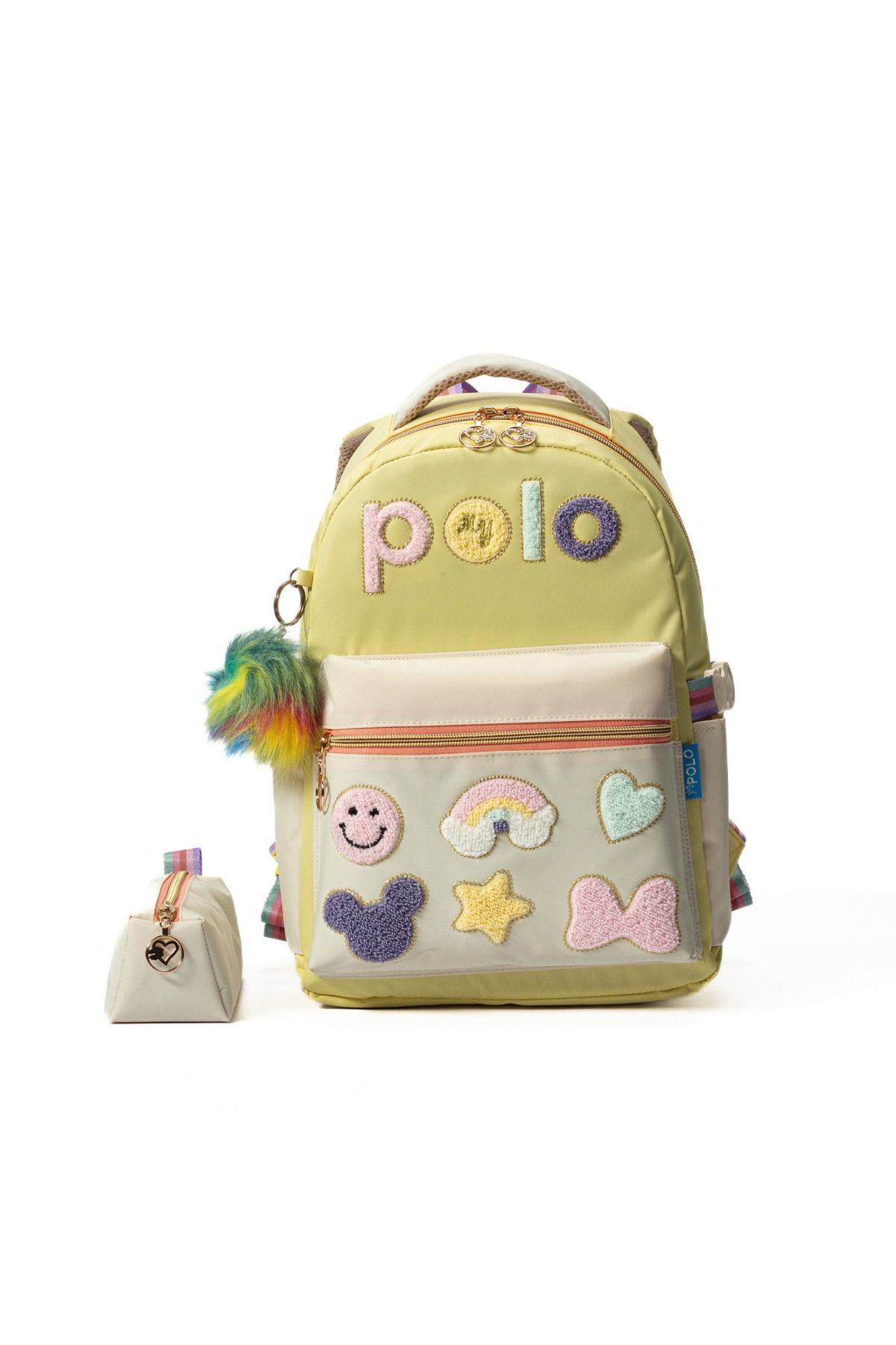 MY POLO Ember Nakış Detaylı Okul Çantası + Kalemlik