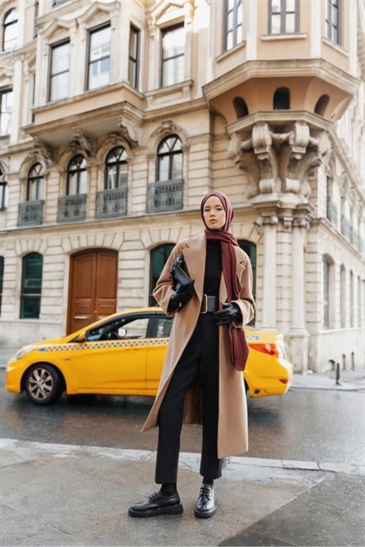 aradimtaradim Armine Etiket Detaylı Kaban 24K8102 Camel
