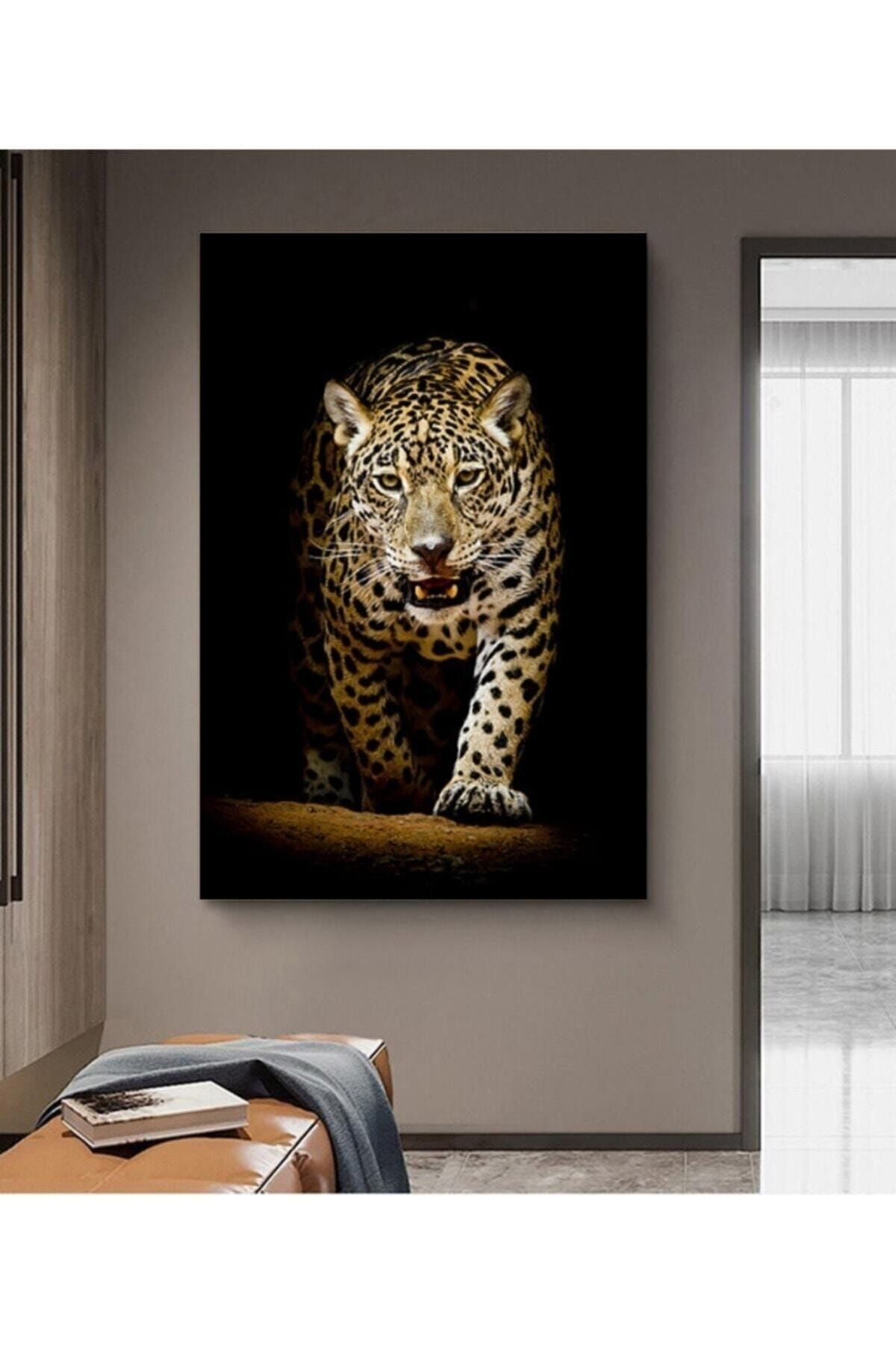 KanvasSepeti Aslan Leopar Kanvas Tablo Asl-570-77
