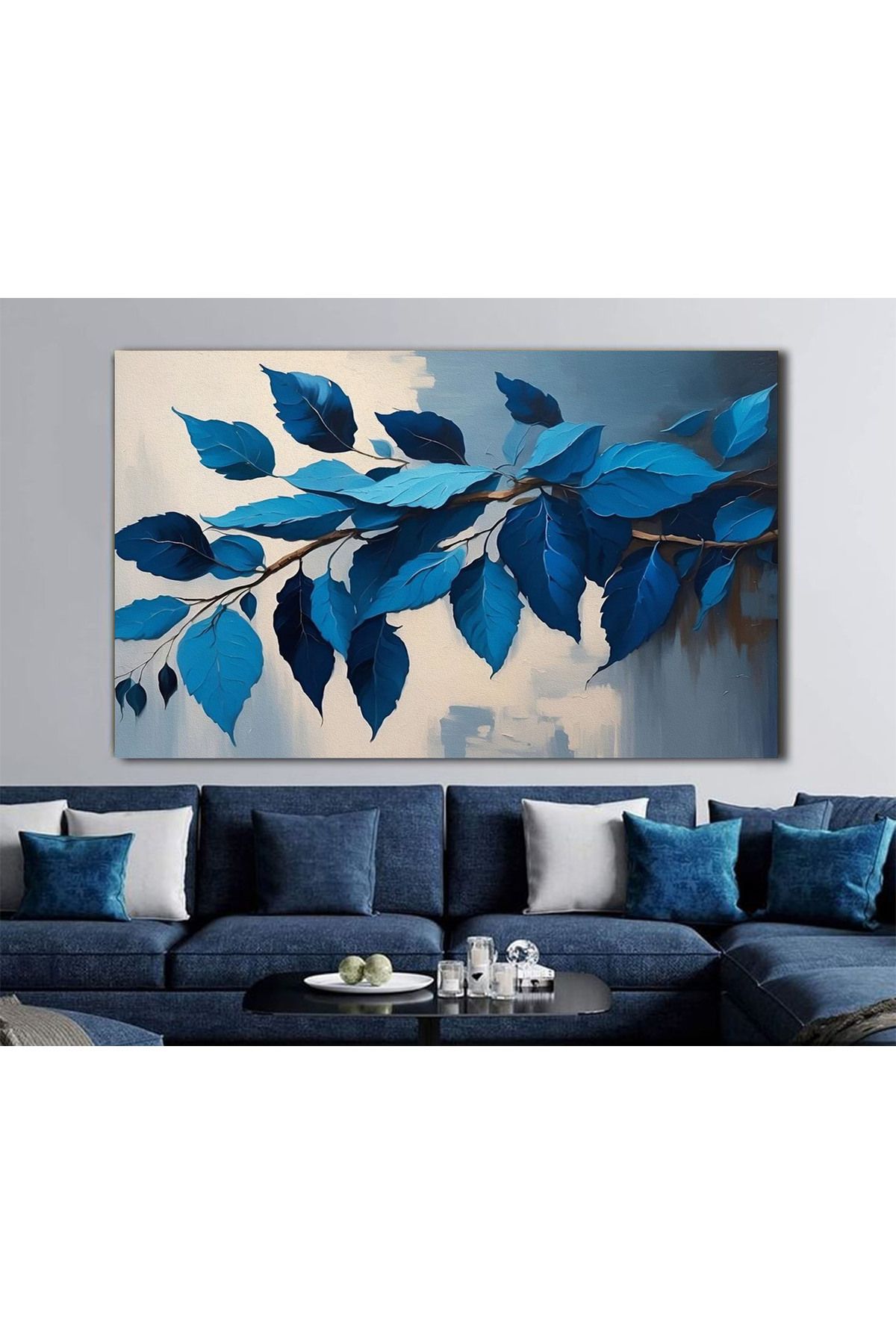 KanvasSepeti MODERN ÇİÇEK KANVAS TABLO
