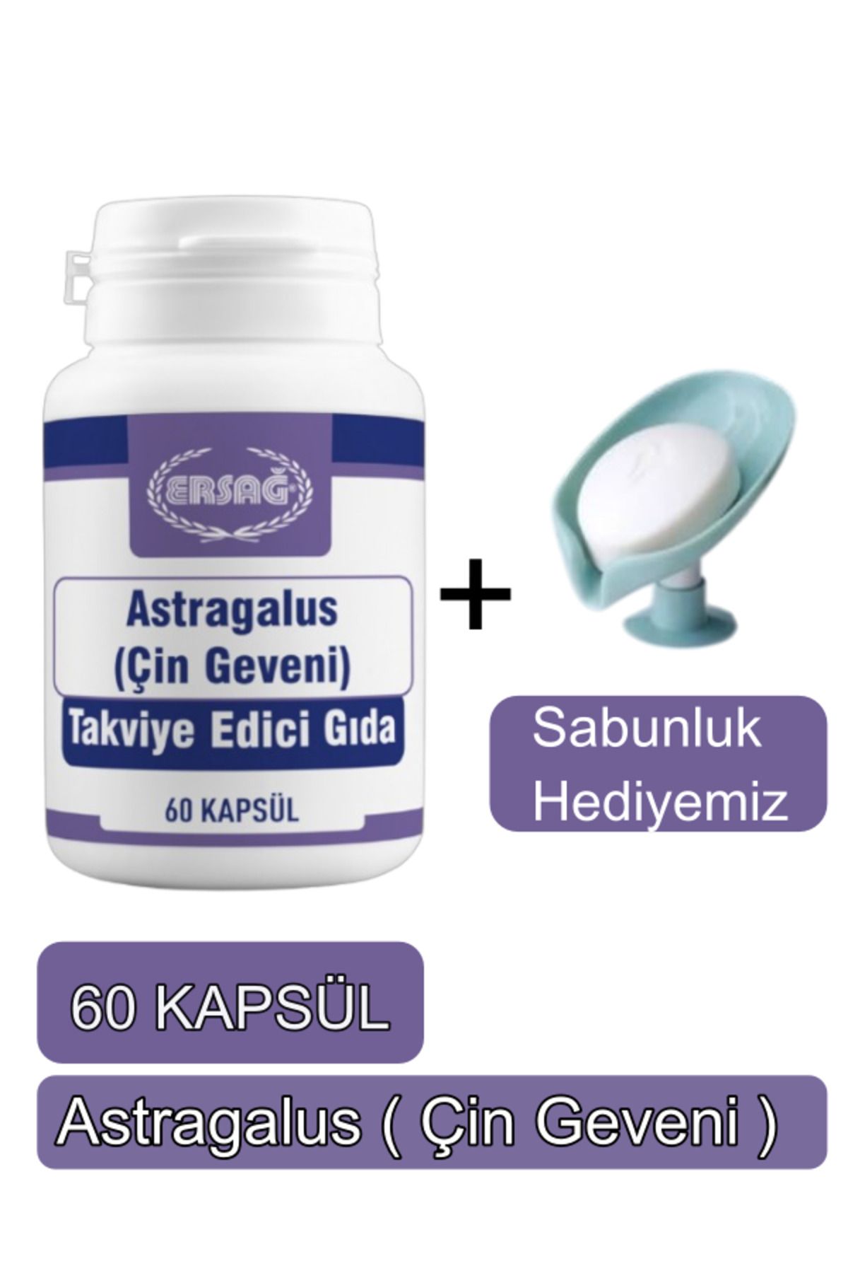 Ersağ Astragalus (ÇİN GEVENİ) Takviye Edici Gıda - Sabunluk Hediyemiz 2019-26