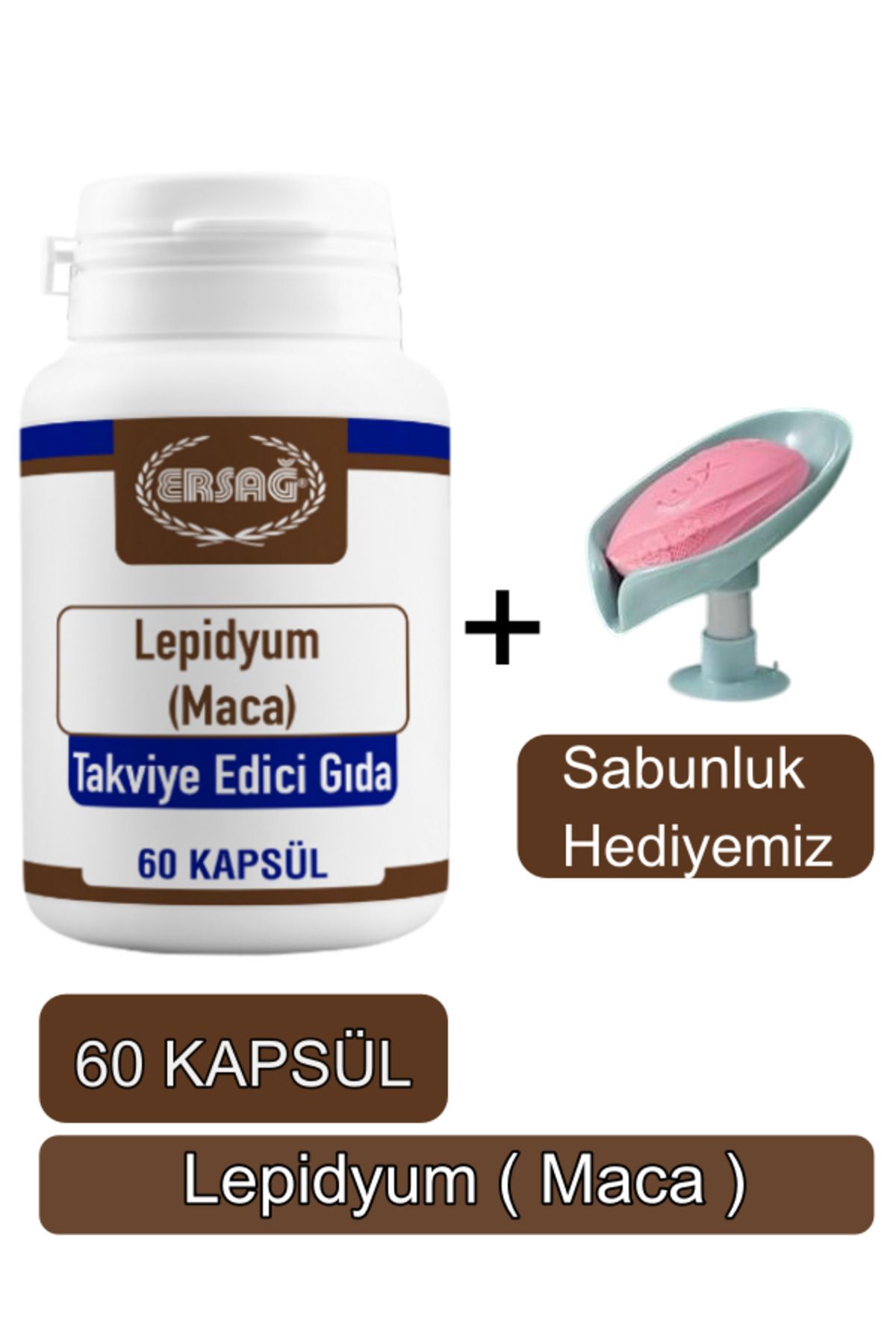 Ersağ Lepidyum (MACA) Gıda Takviyesi - Sabunluk Hediyemiz 2006 - 01
