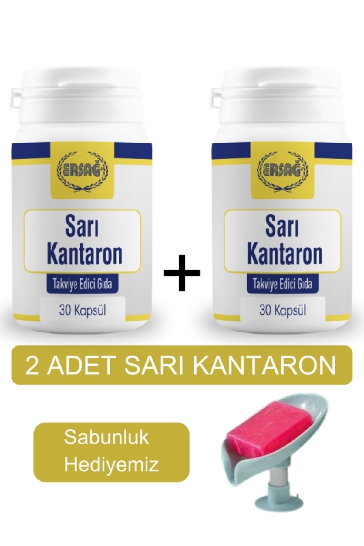 Ersağ Sarı Kantaron (2 Kutu ) - Sabunluk Hediyemiz 2008-35