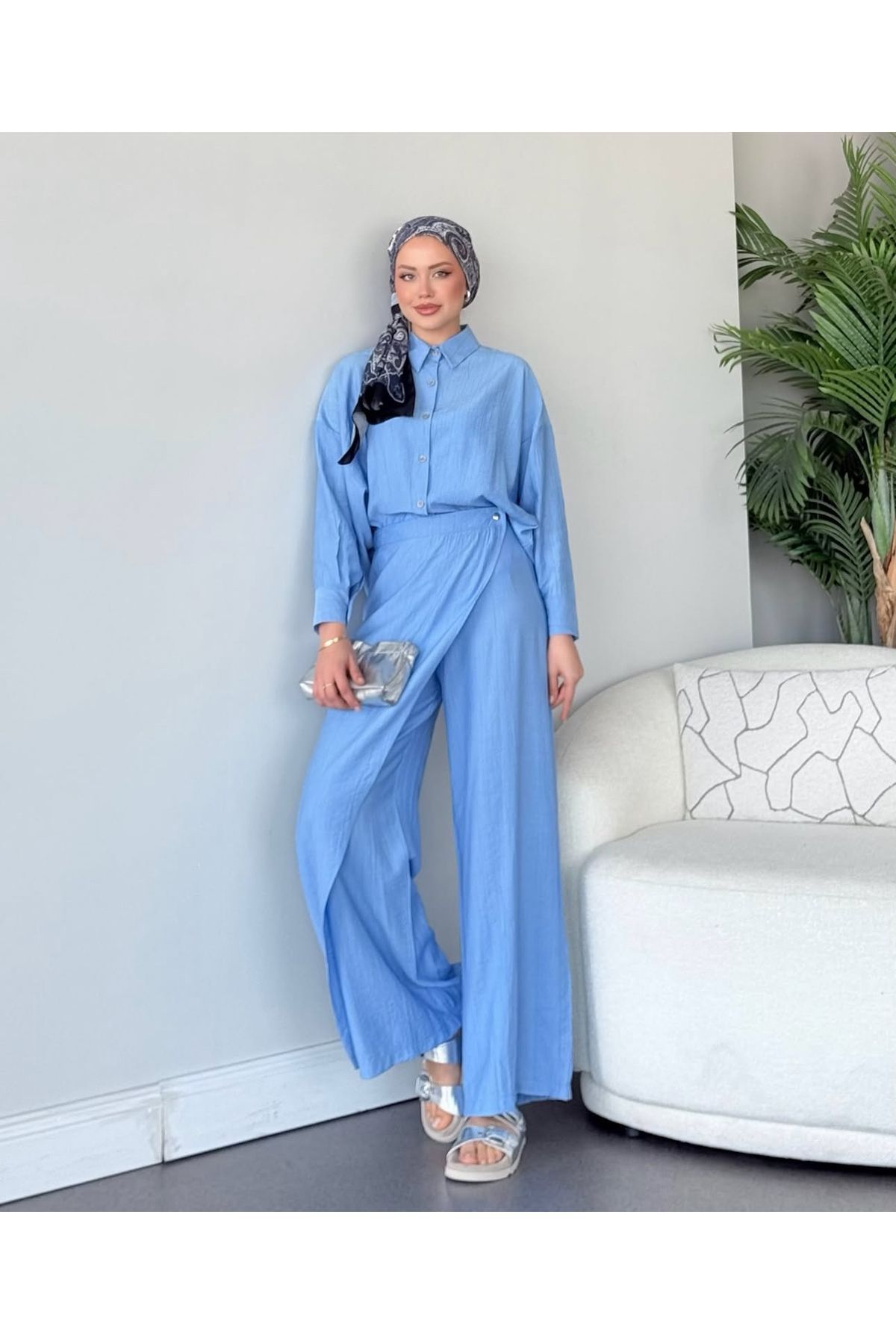 Adalenna Moda Tasarım Asimetrik Efil Takım