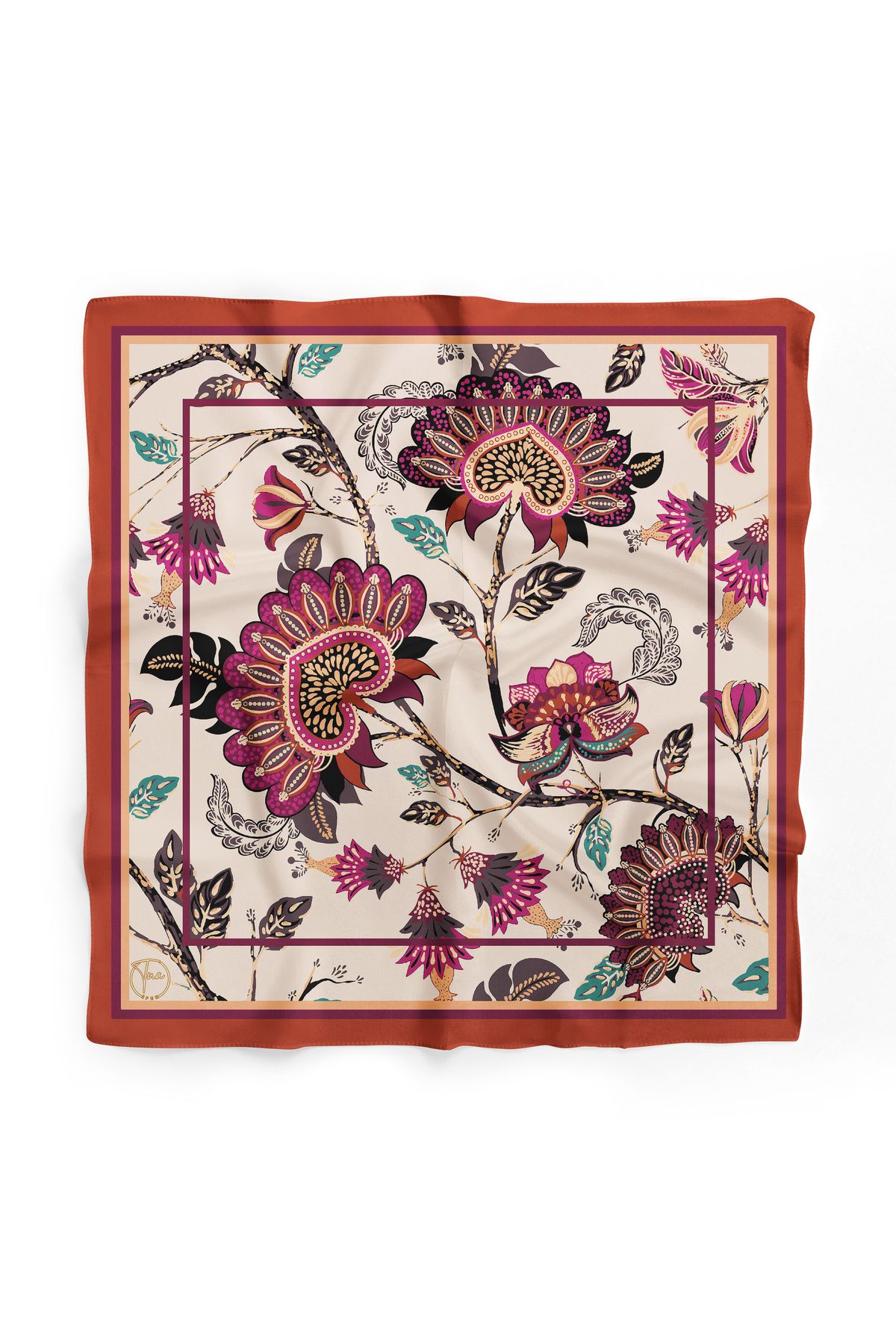 TUA JACOBEAN RÜYASI Desen Bandana/Fular