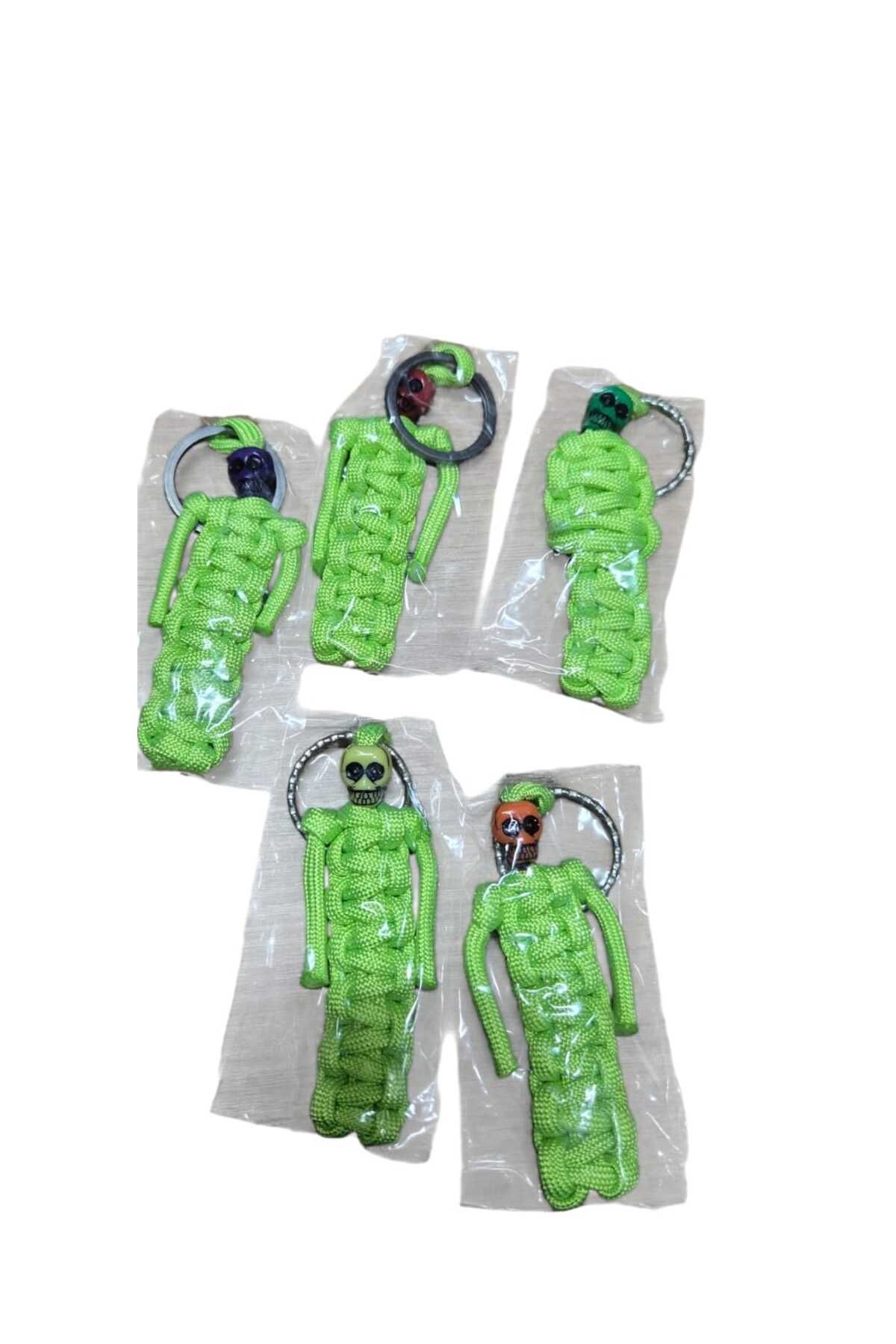 moonparacord Paracord Kafatası Anahtarlık 2 Adet
