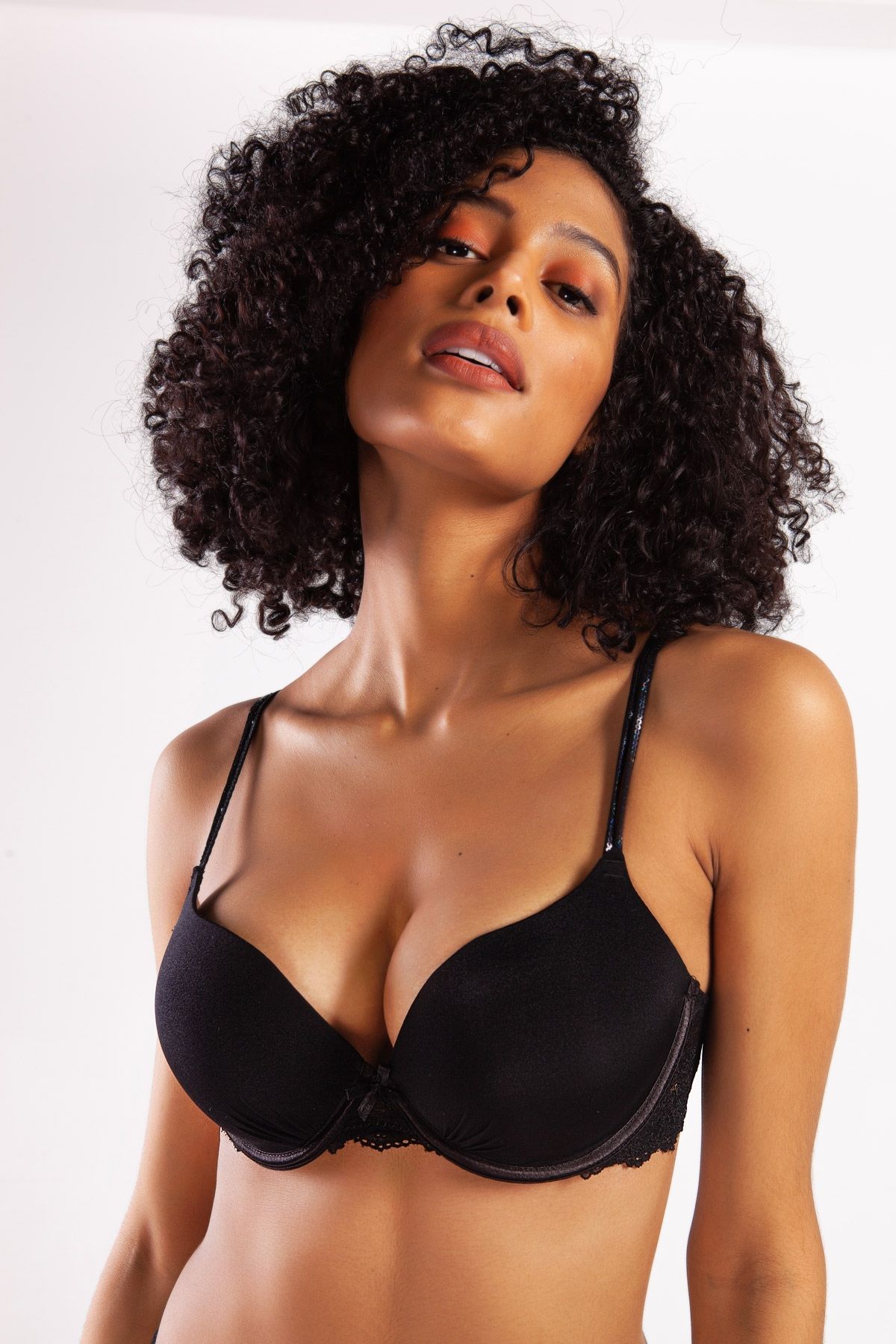 mtm My The Mall Goldy Heavy Push Up Bra, Siyah Renk Konforlu Ve Şık Sütyen