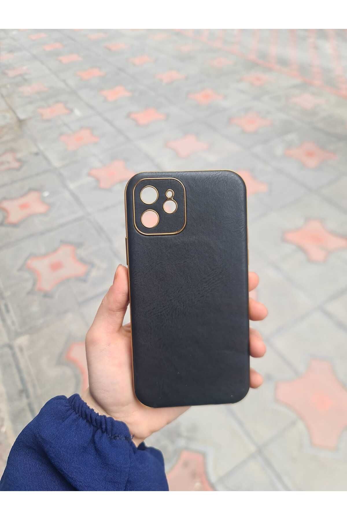 CEP-HANE Apple İphone 12 Max Deri Kılıf